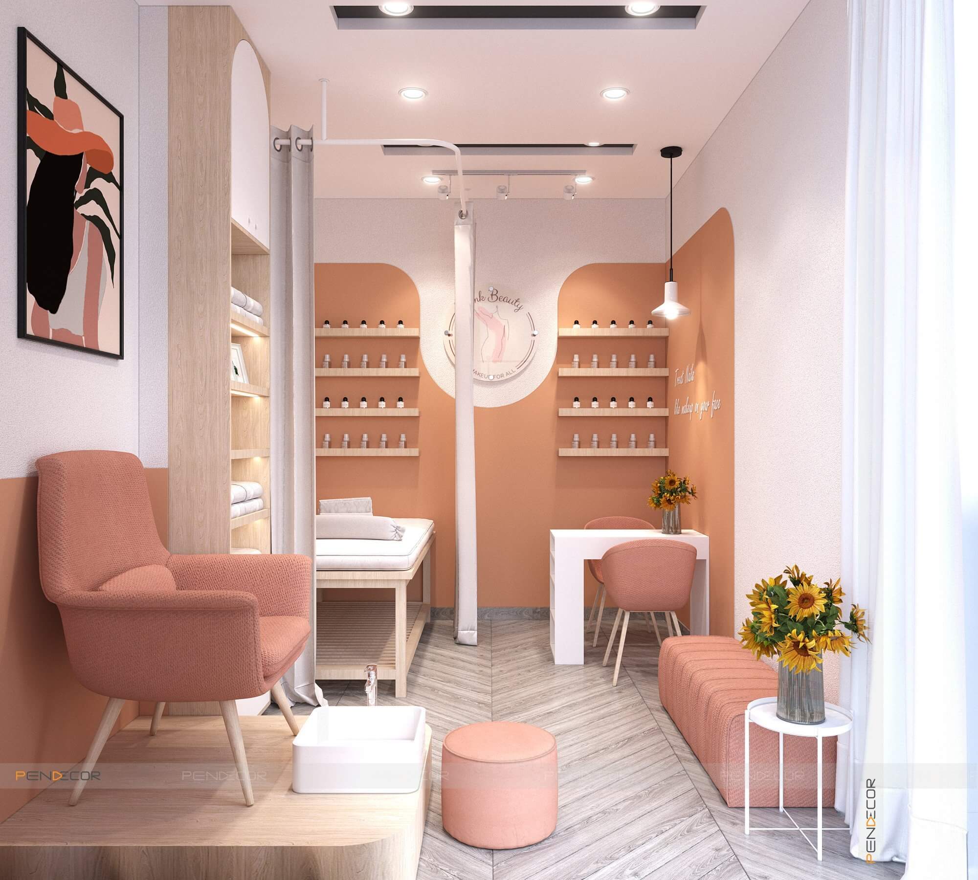 Thiết Kế Tiệm Nail Blink Beauty