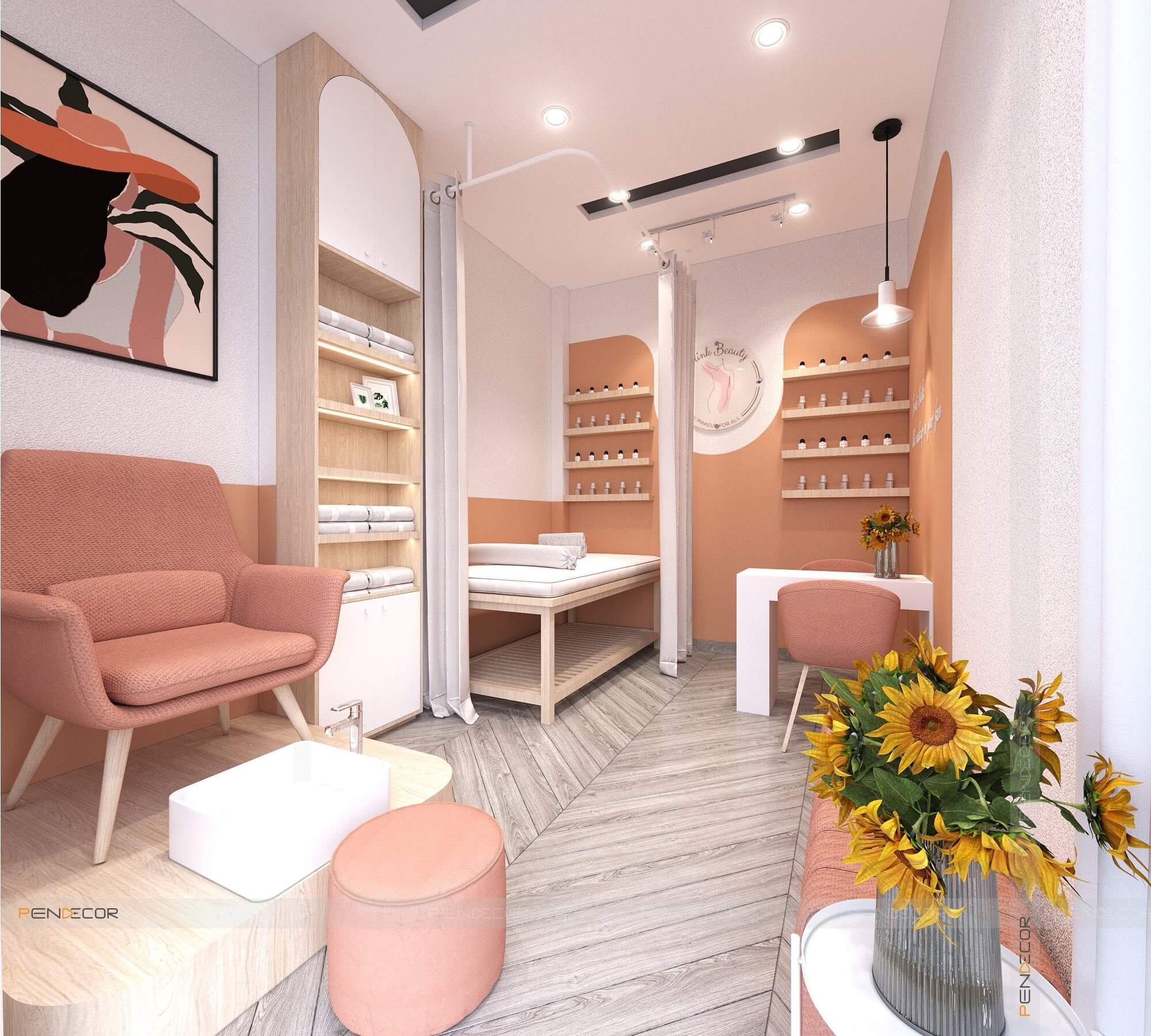 Thiết Kế Tiệm Nail Blink Beauty