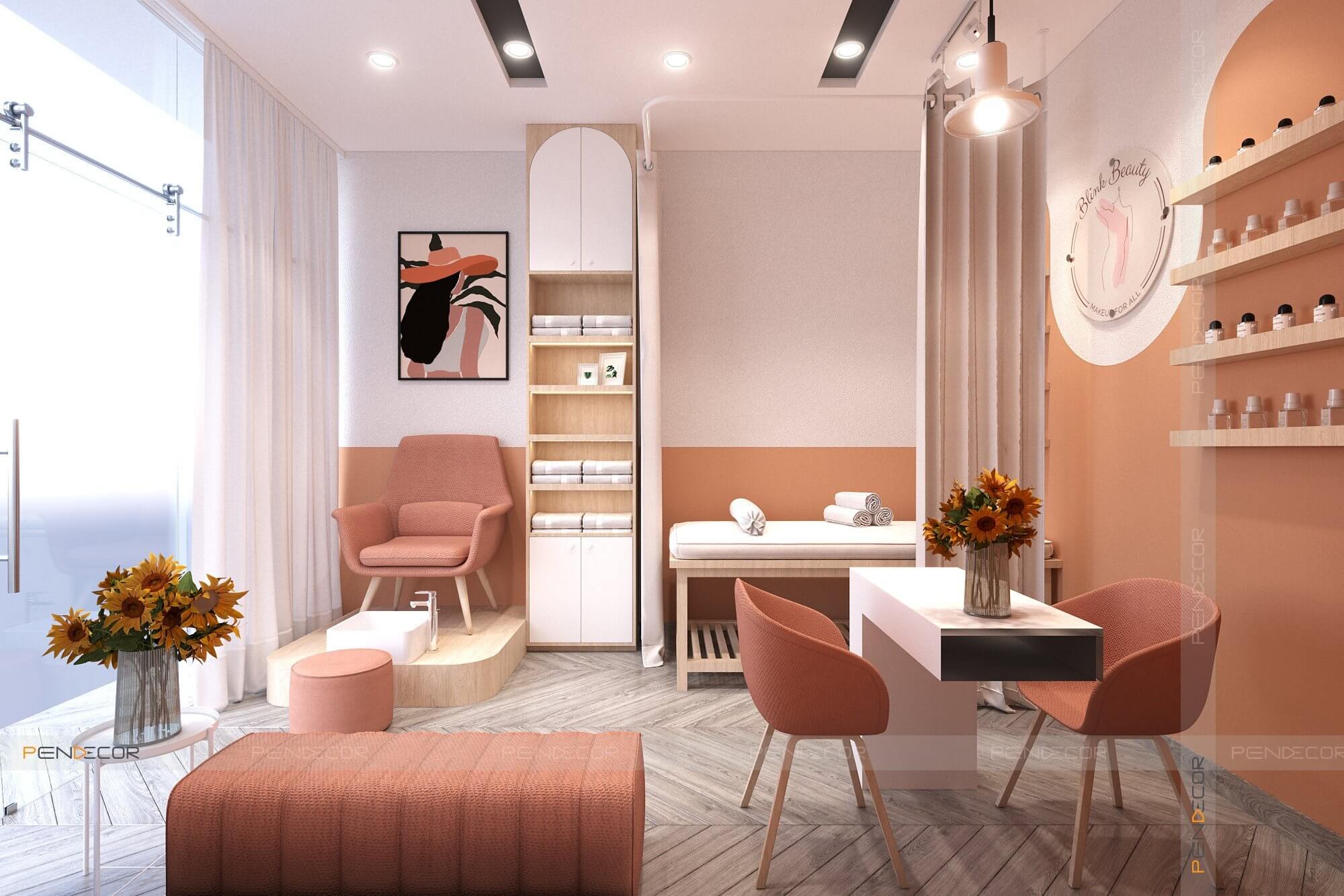 Thiết Kế Tiệm Nail Blink Beauty