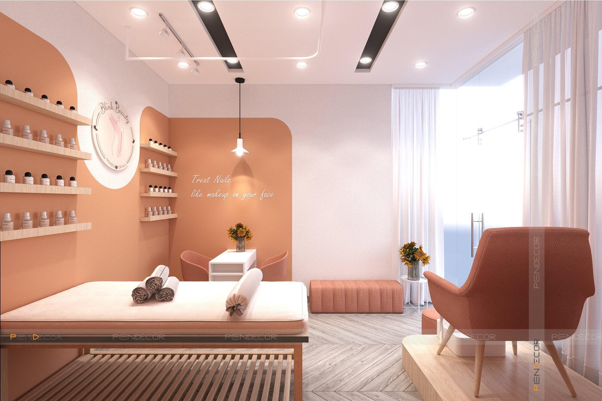 Thiết Kế Tiệm Nail Blink Beauty