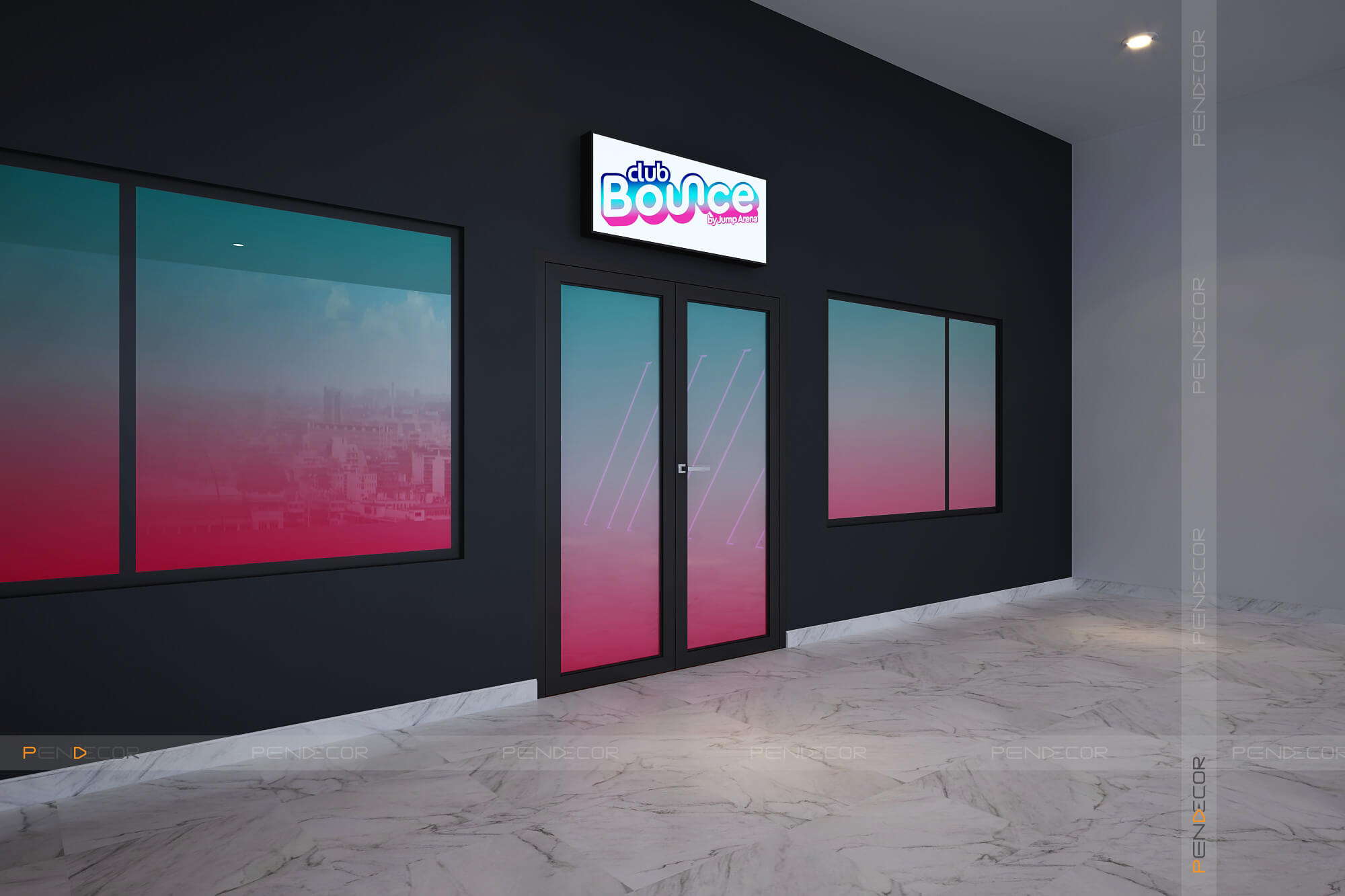 Thiết Kế Phòng Tập Dance Jump Arena