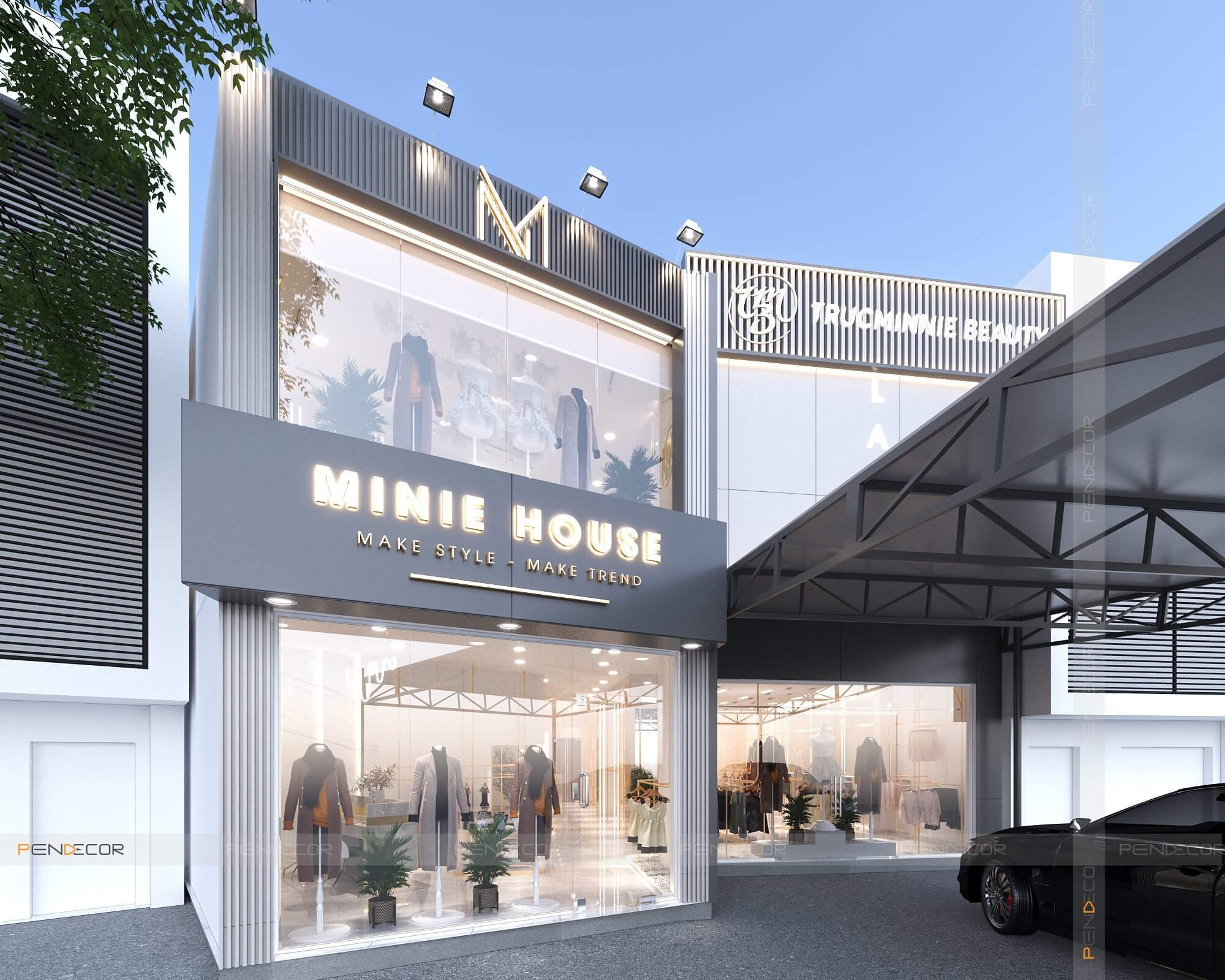 Thiết Kế Shop Thời Trang Nữ Minnie House