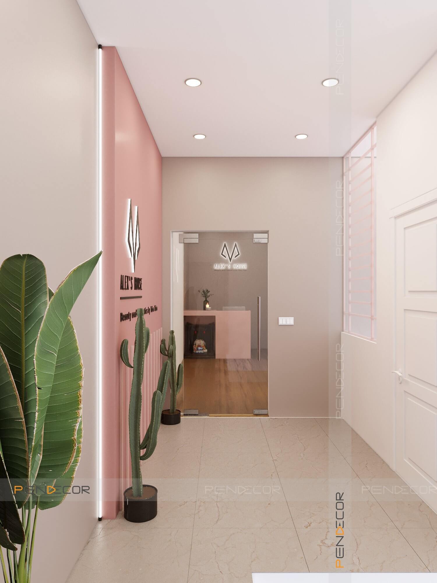 Thiết Kế Shop Mỹ Phẩm Alex's House