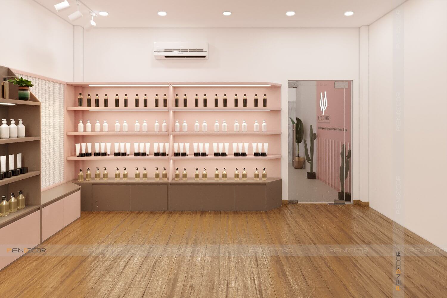 Thiết Kế Shop Mỹ Phẩm Alex's House