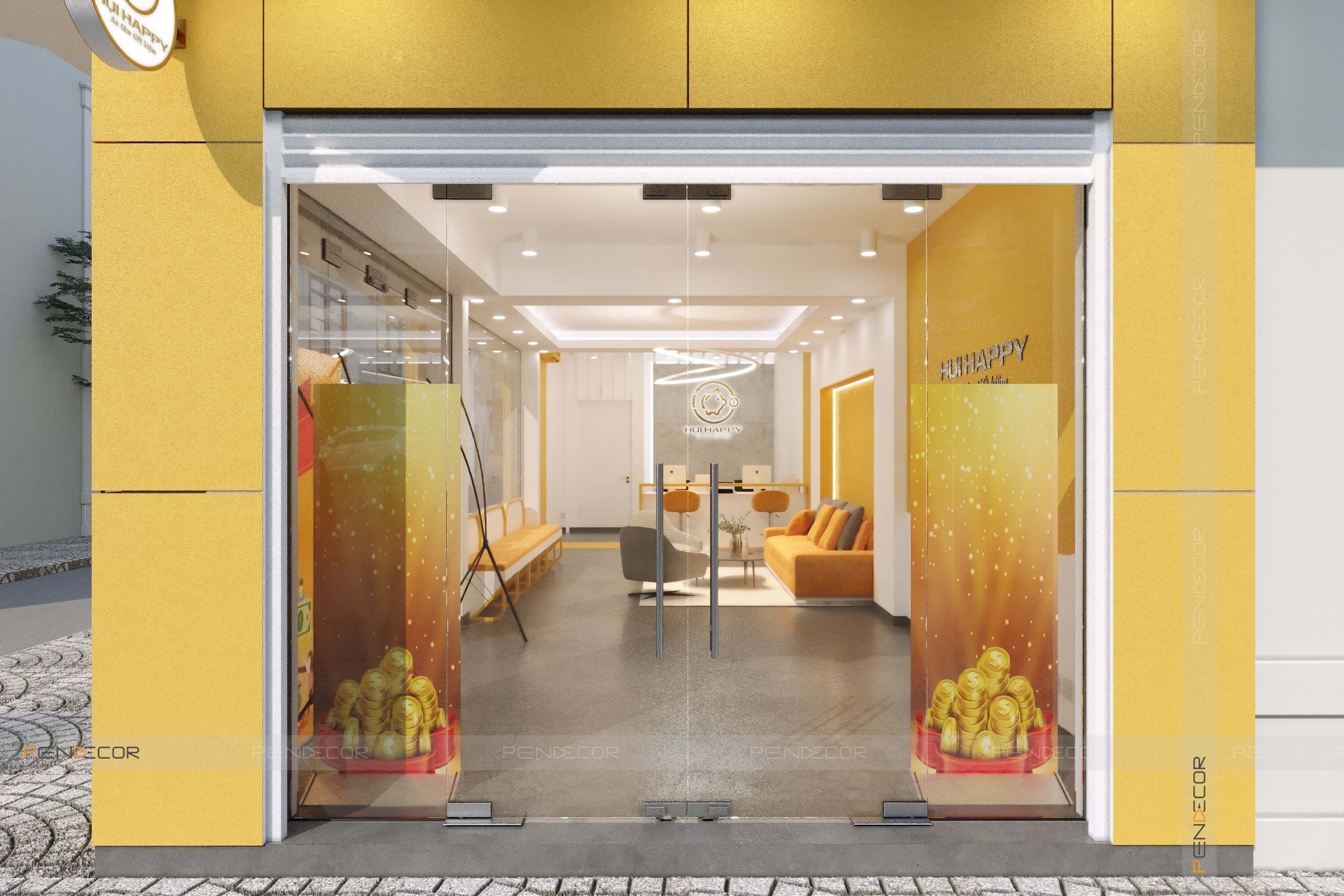 Thiết Kế Shop Hụi Happy