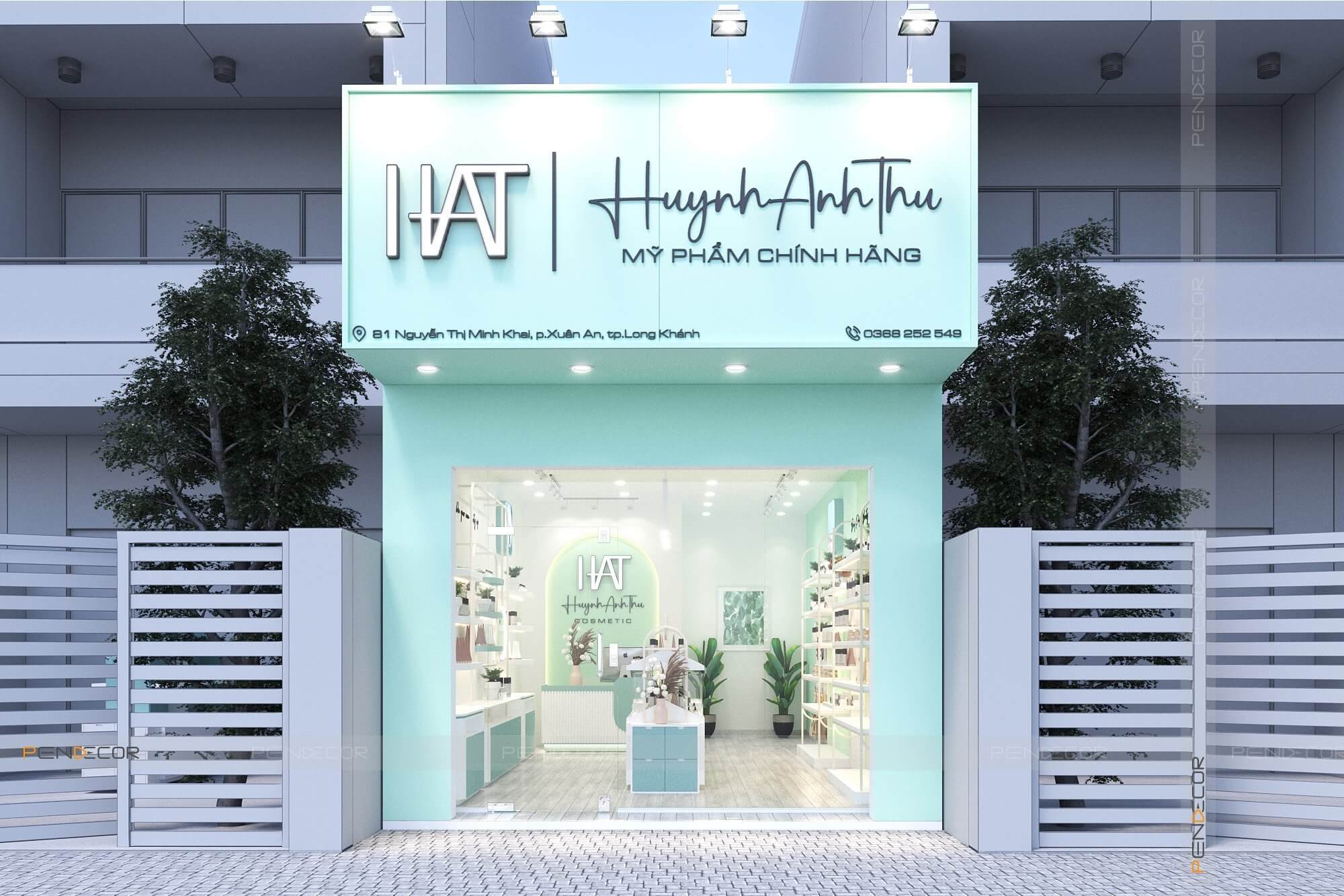 Thiết Kế Shop Mỹ Phẩm Huynh Anh Thu Cosmetic
