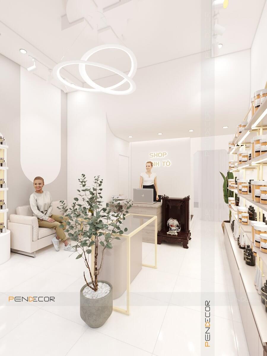 Thiết Kế Shop Tinh Dầu & Mỹ Phẩm Linh Tô