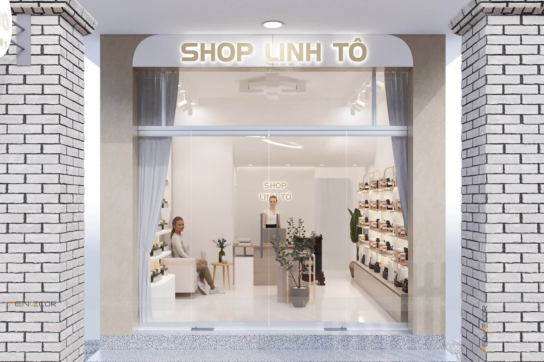 Thiết Kế Shop Tinh Dầu & Mỹ Phẩm Linh Tô