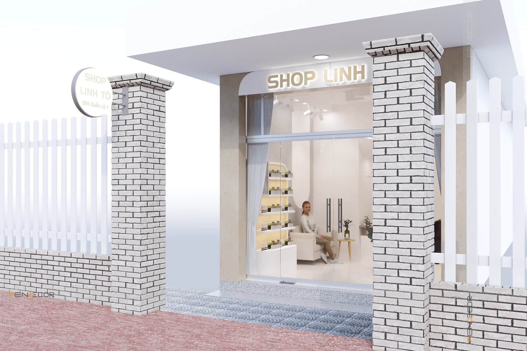 Thiết Kế Shop Tinh Dầu & Mỹ Phẩm Linh Tô