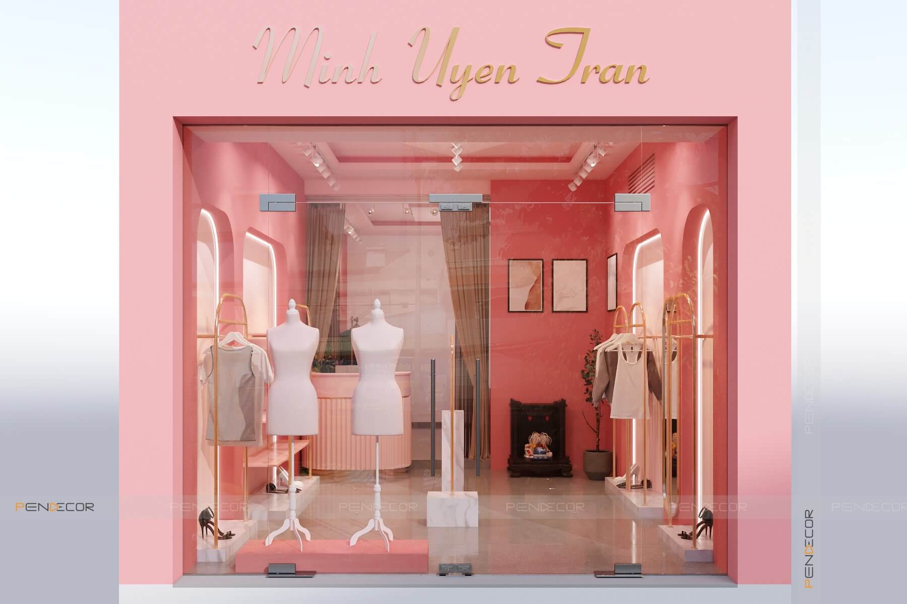 Thiết Kế Shop Thời Trang Nữ Minh Uyen Tran