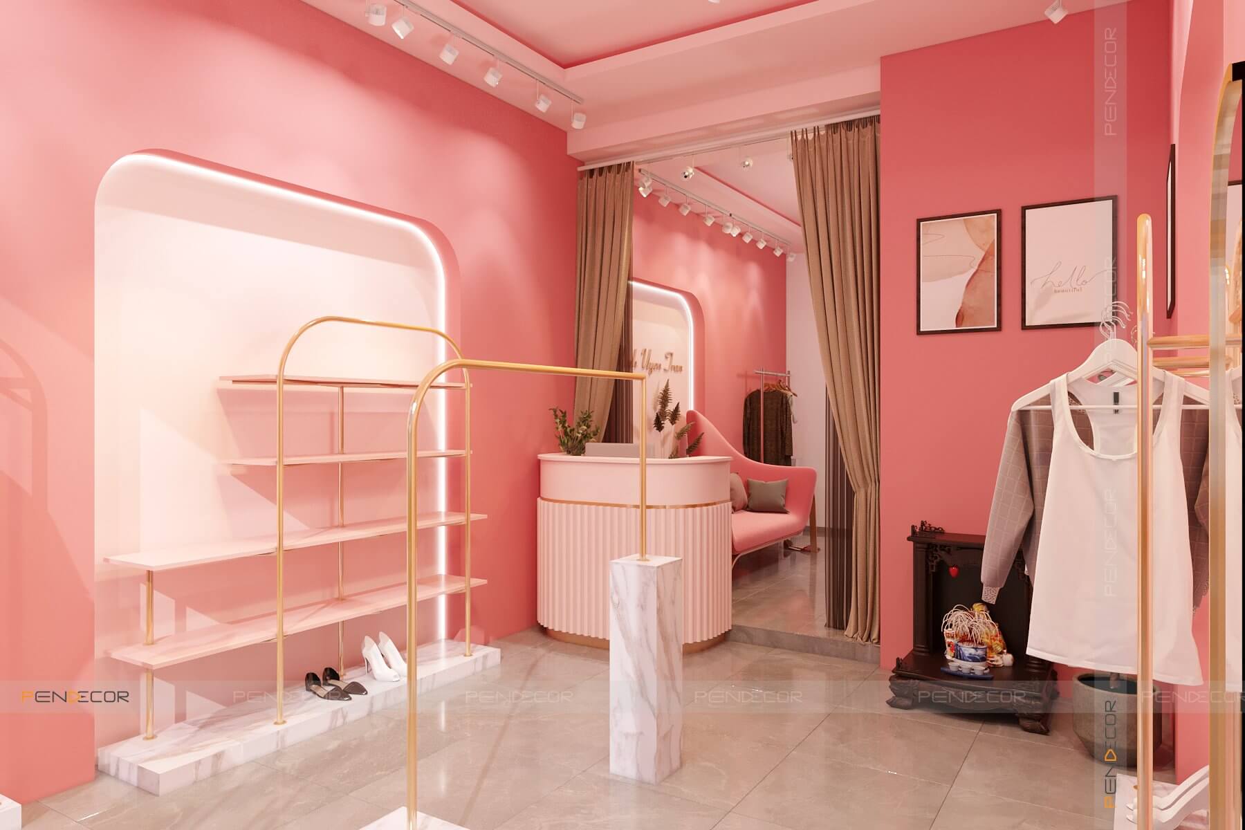 Thiết Kế Shop Thời Trang Nữ Minh Uyen Tran