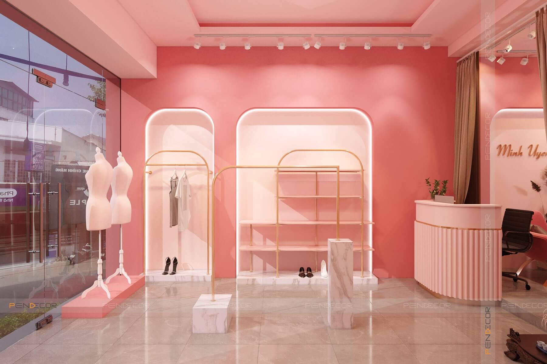 Thiết Kế Shop Thời Trang Nữ Minh Uyen Tran