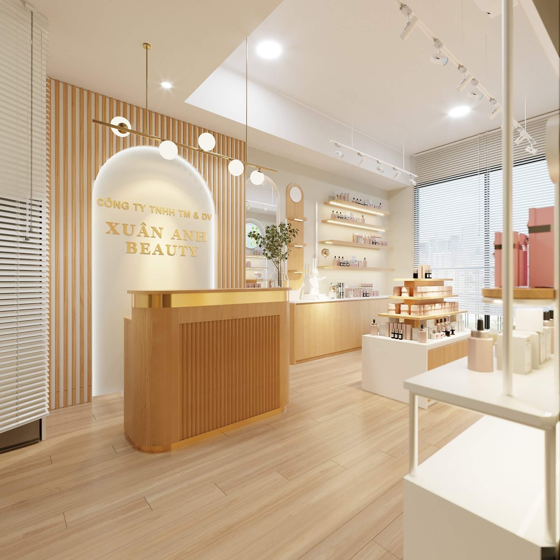 Thiết Kế Shop Mỹ Phẩm Xuân Anh Beauty