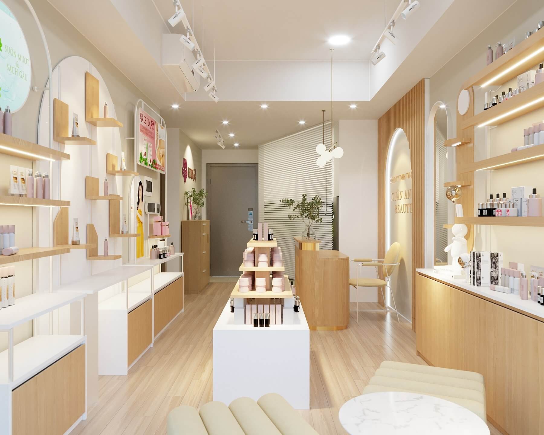 Thiết Kế Shop Mỹ Phẩm Xuân Anh Beauty