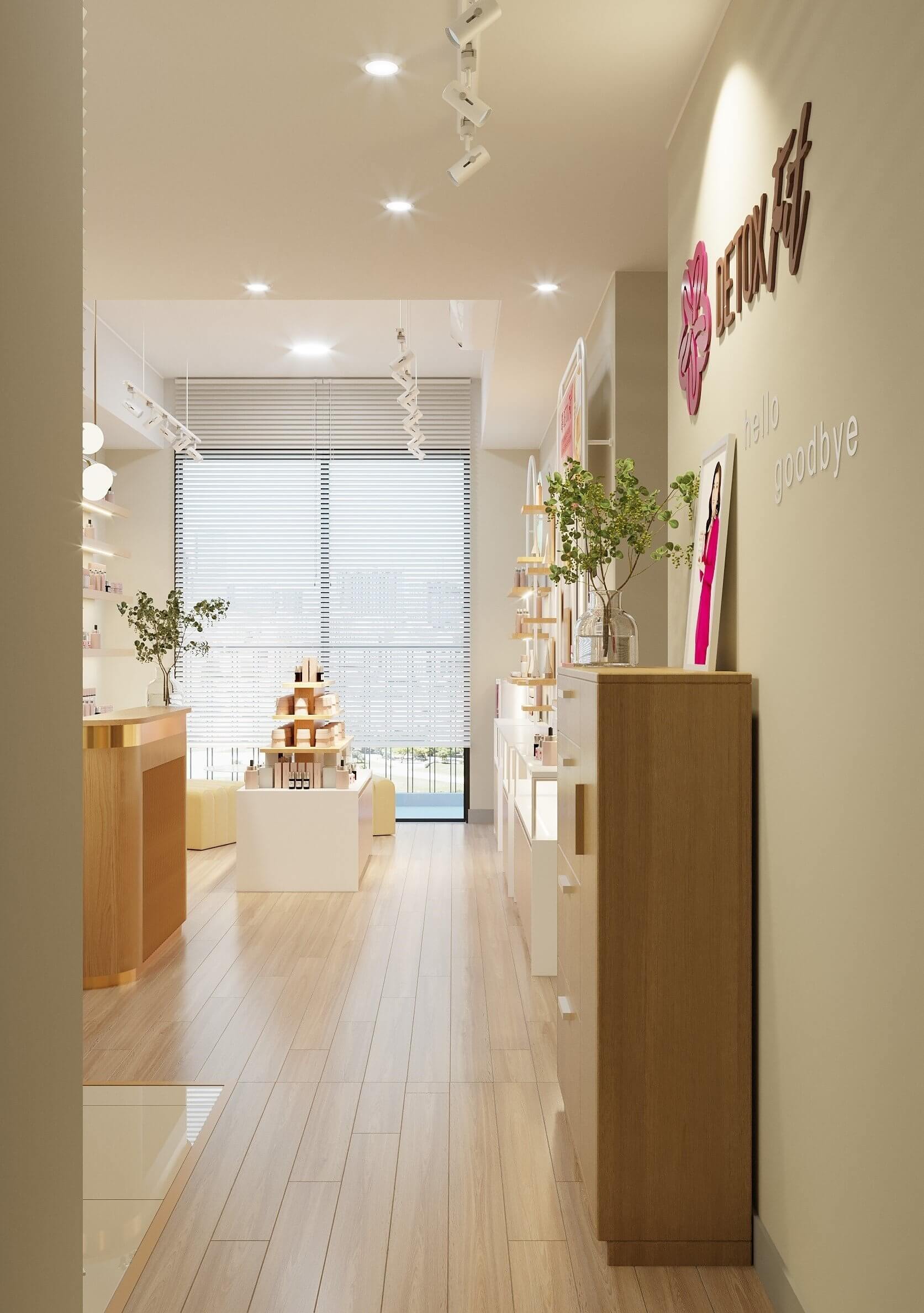 Thiết Kế Shop Mỹ Phẩm Xuân Anh Beauty