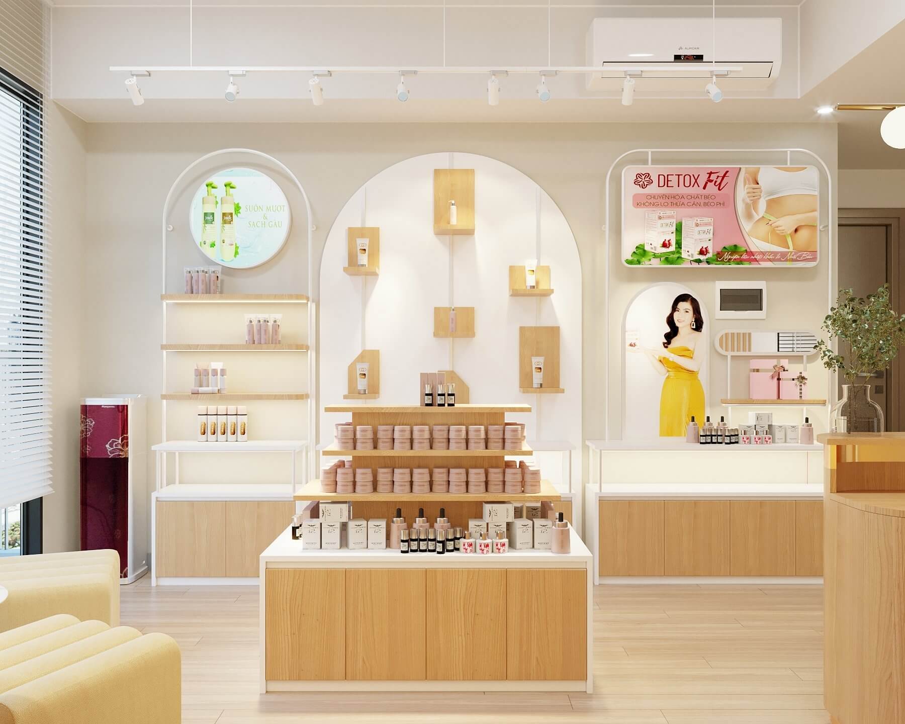 Thiết Kế Shop Mỹ Phẩm Xuân Anh Beauty