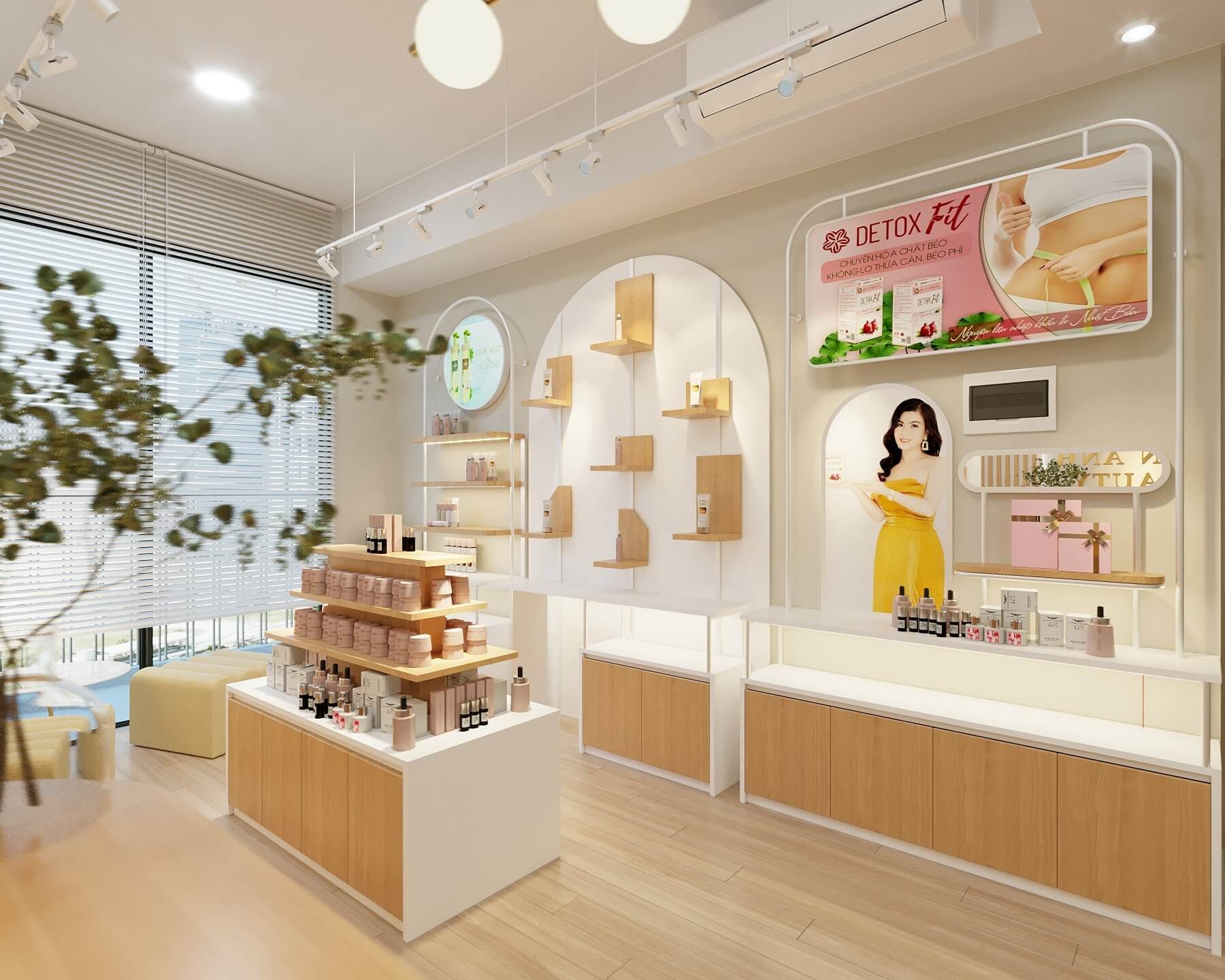 Thiết Kế Shop Mỹ Phẩm Xuân Anh Beauty