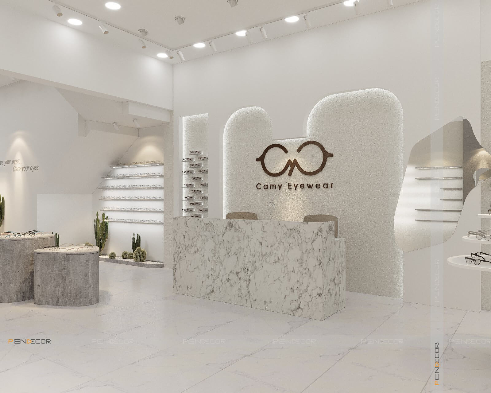 Thiết Kế Cửa Hàng Mắt Kính Camy Eyewear