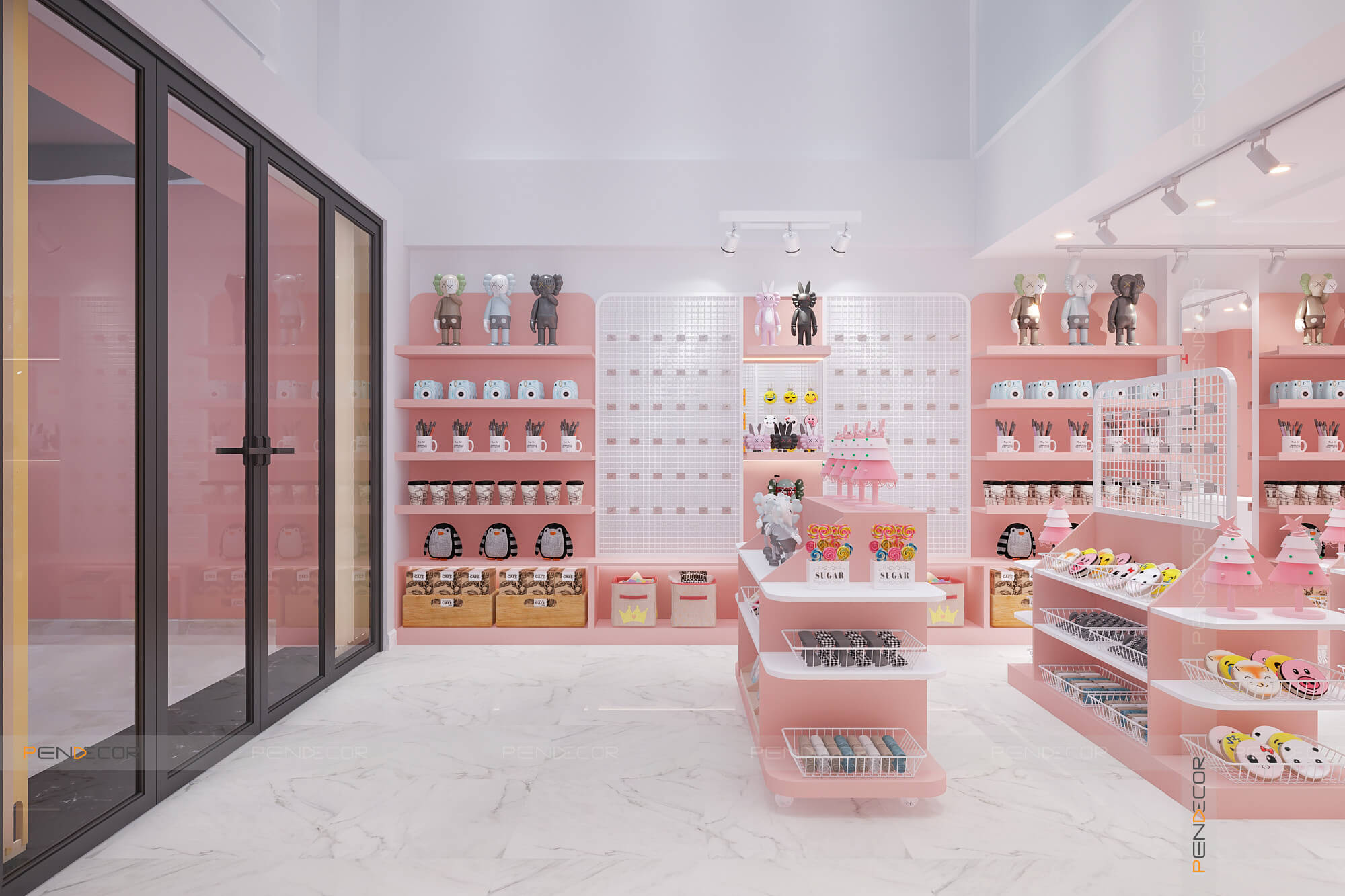 Thiết Kế Shop Phụ Kiện Dâu Corner