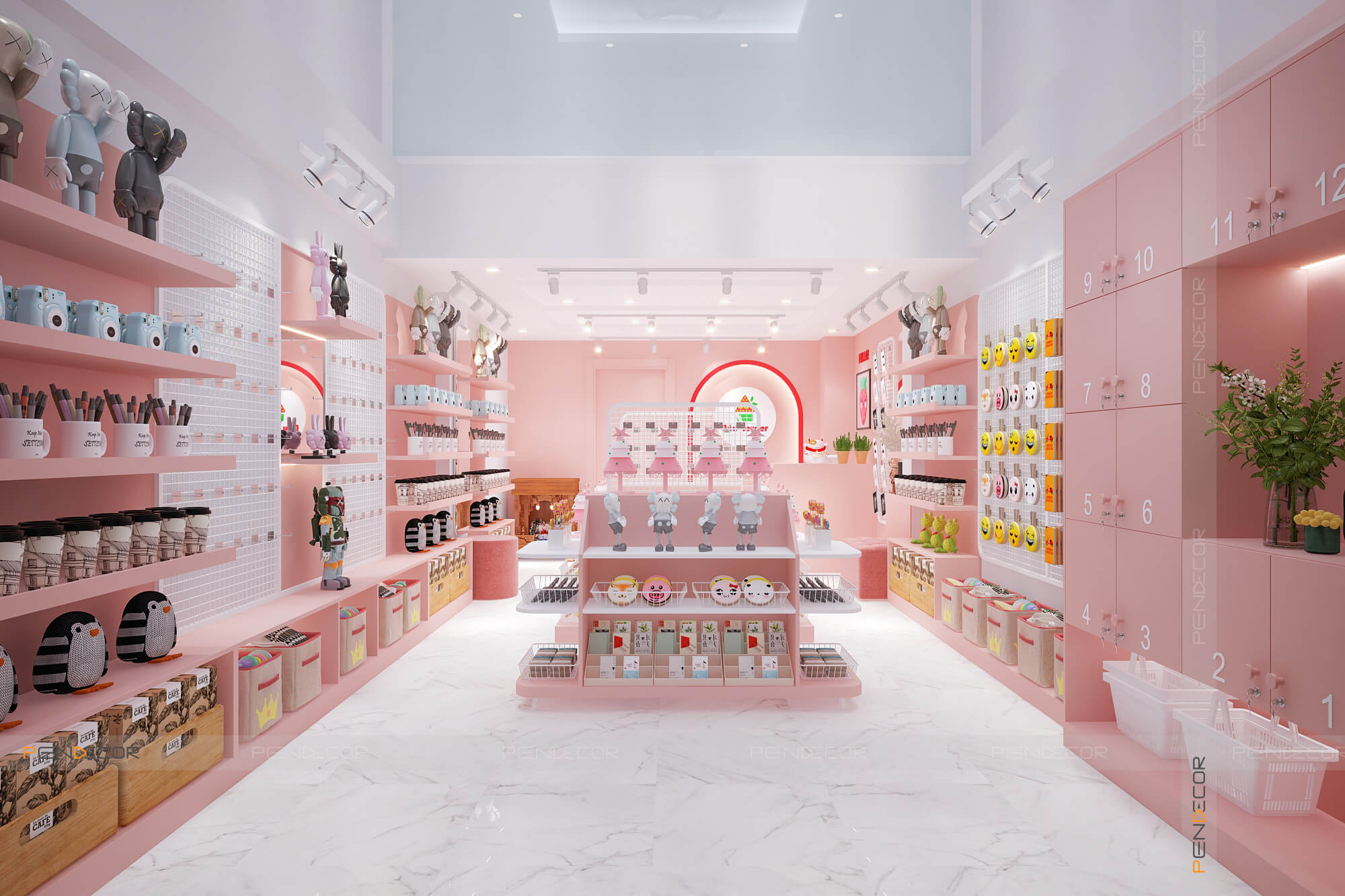 Thiết Kế Shop Phụ Kiện Dâu Corner