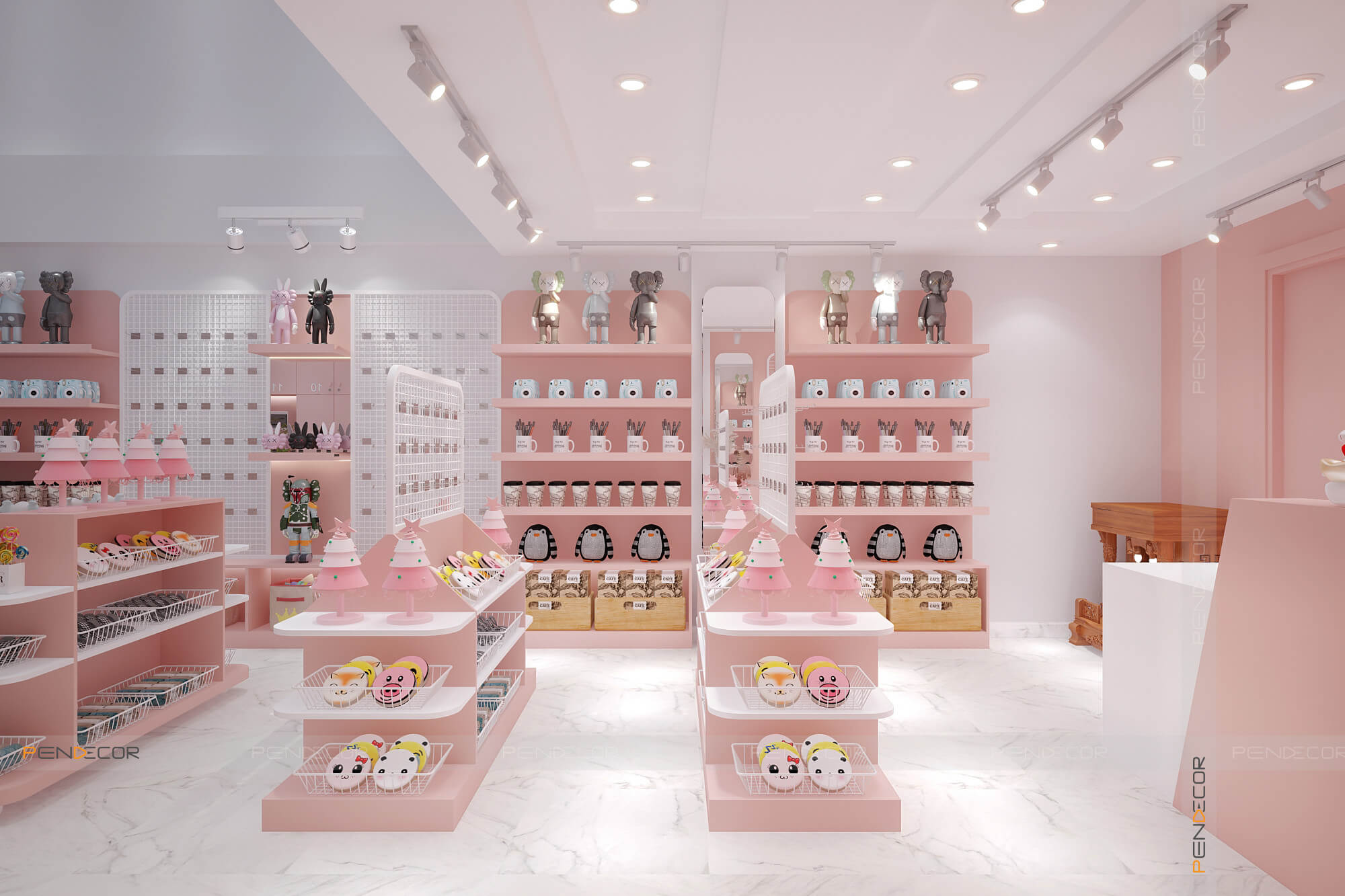 Thiết Kế Shop Phụ Kiện Dâu Corner