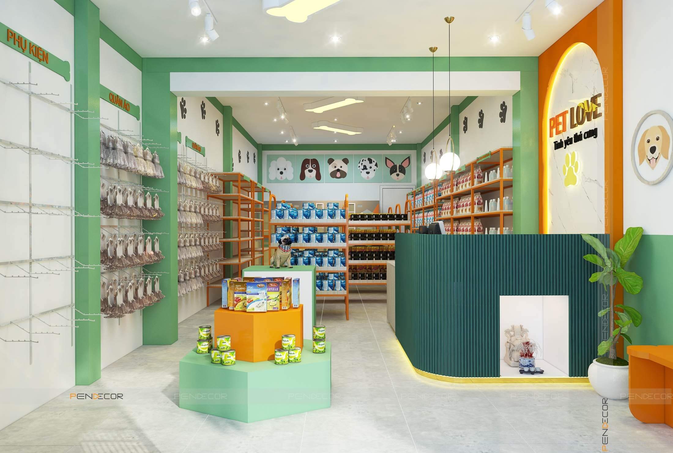 Thiết Kế Shop Pet Love