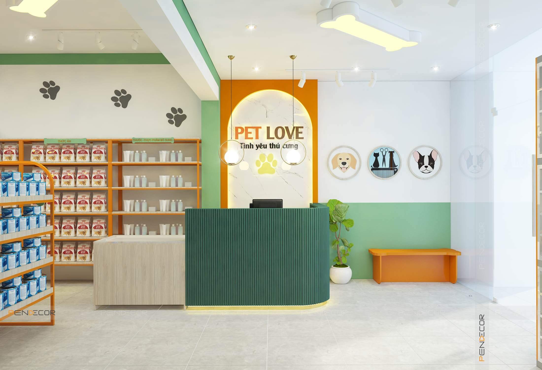 Thiết Kế Shop Pet Love