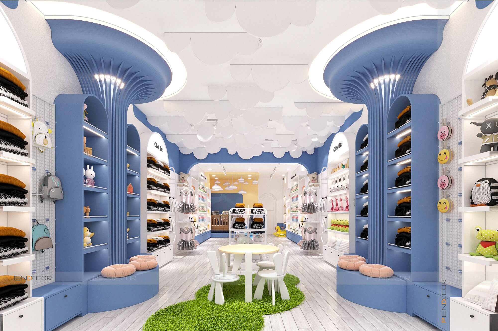 Thiết Kế Shop Thời Trang Trẻ Em Hat Kid