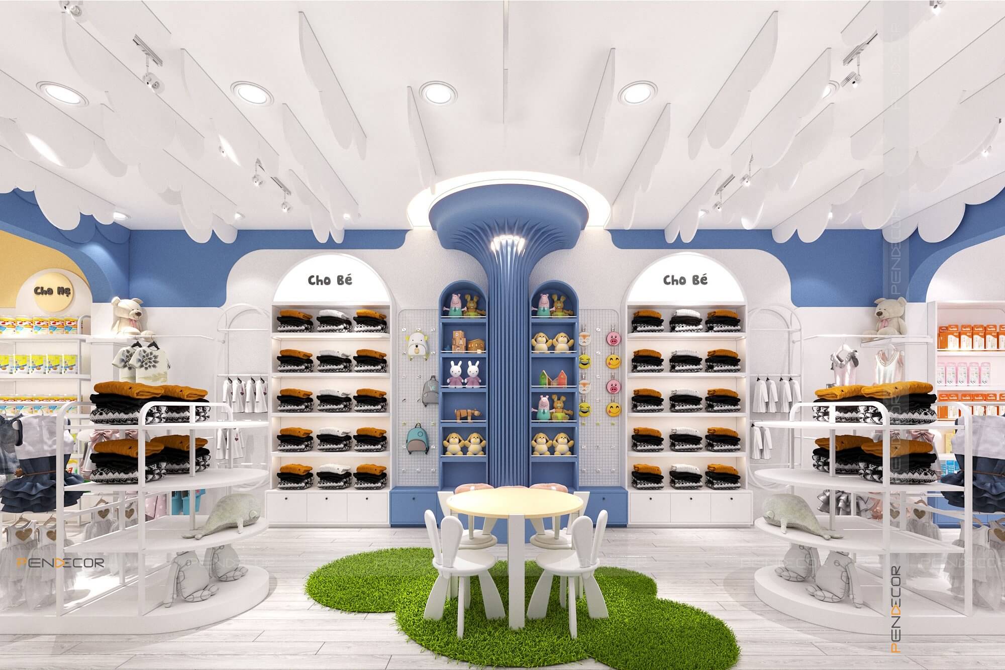 Thiết Kế Shop Thời Trang Trẻ Em Hat Kid