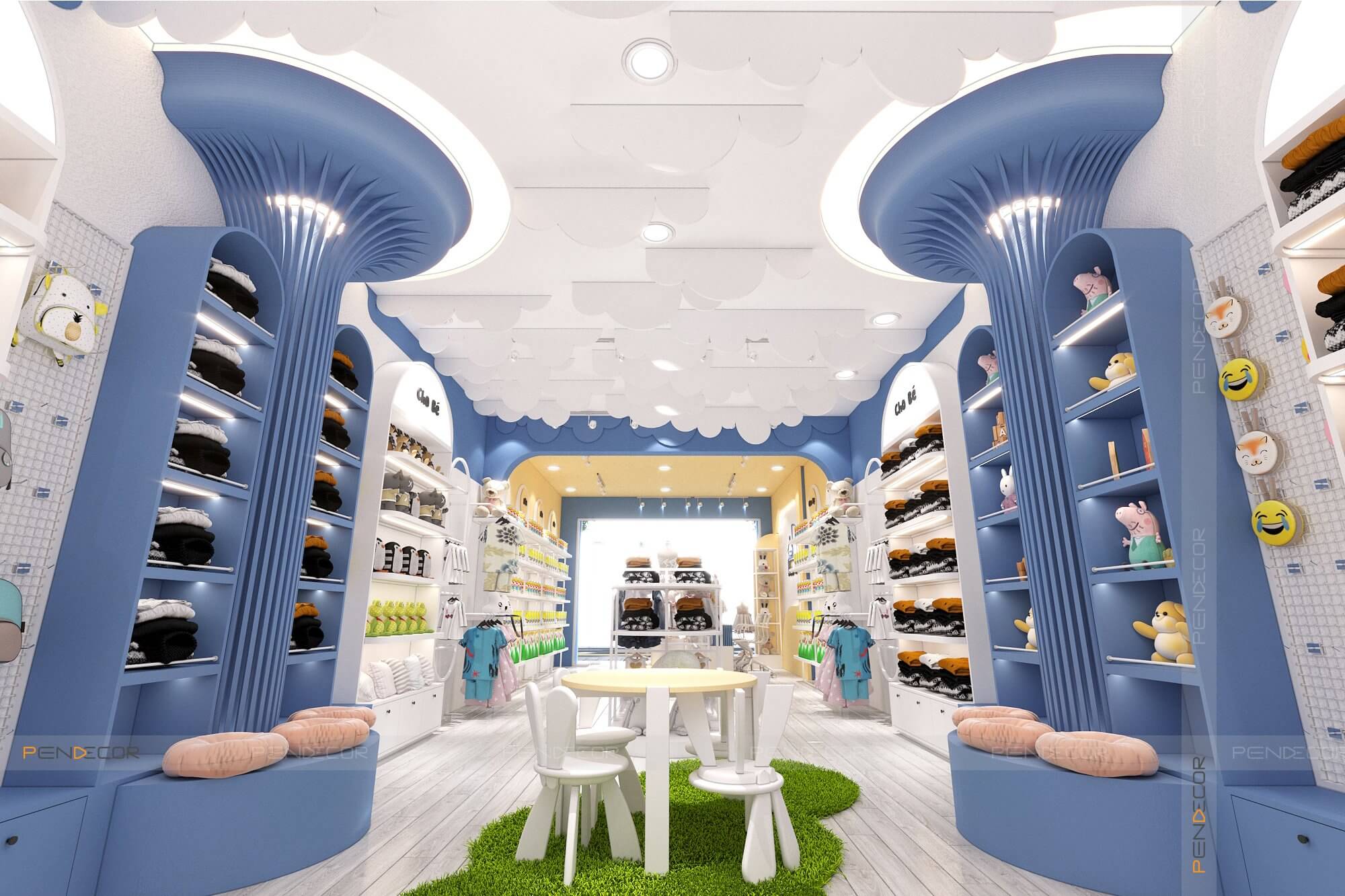 Thiết Kế Shop Thời Trang Trẻ Em Hat Kid