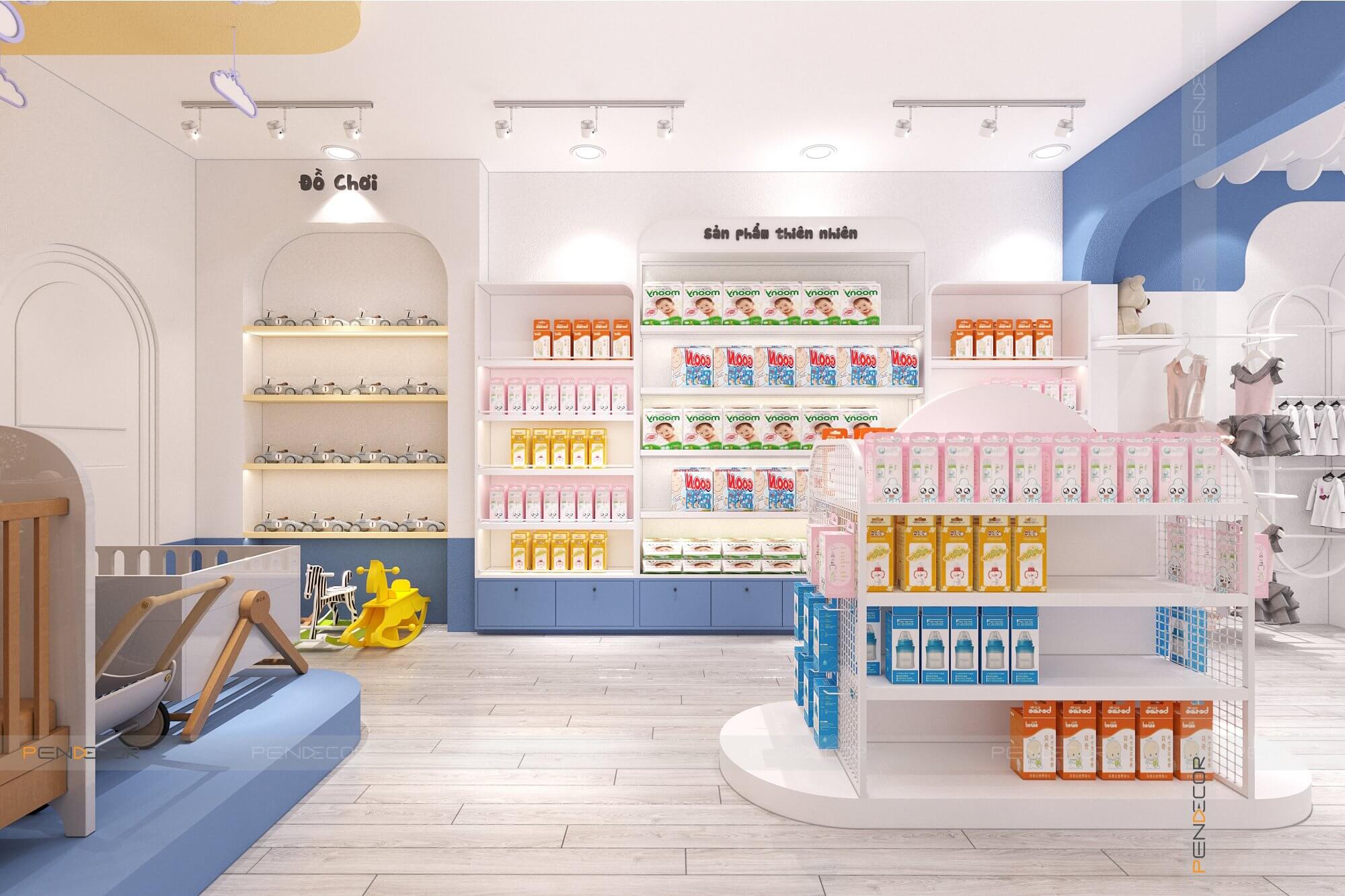 Thiết Kế Shop Thời Trang Trẻ Em Hat Kid