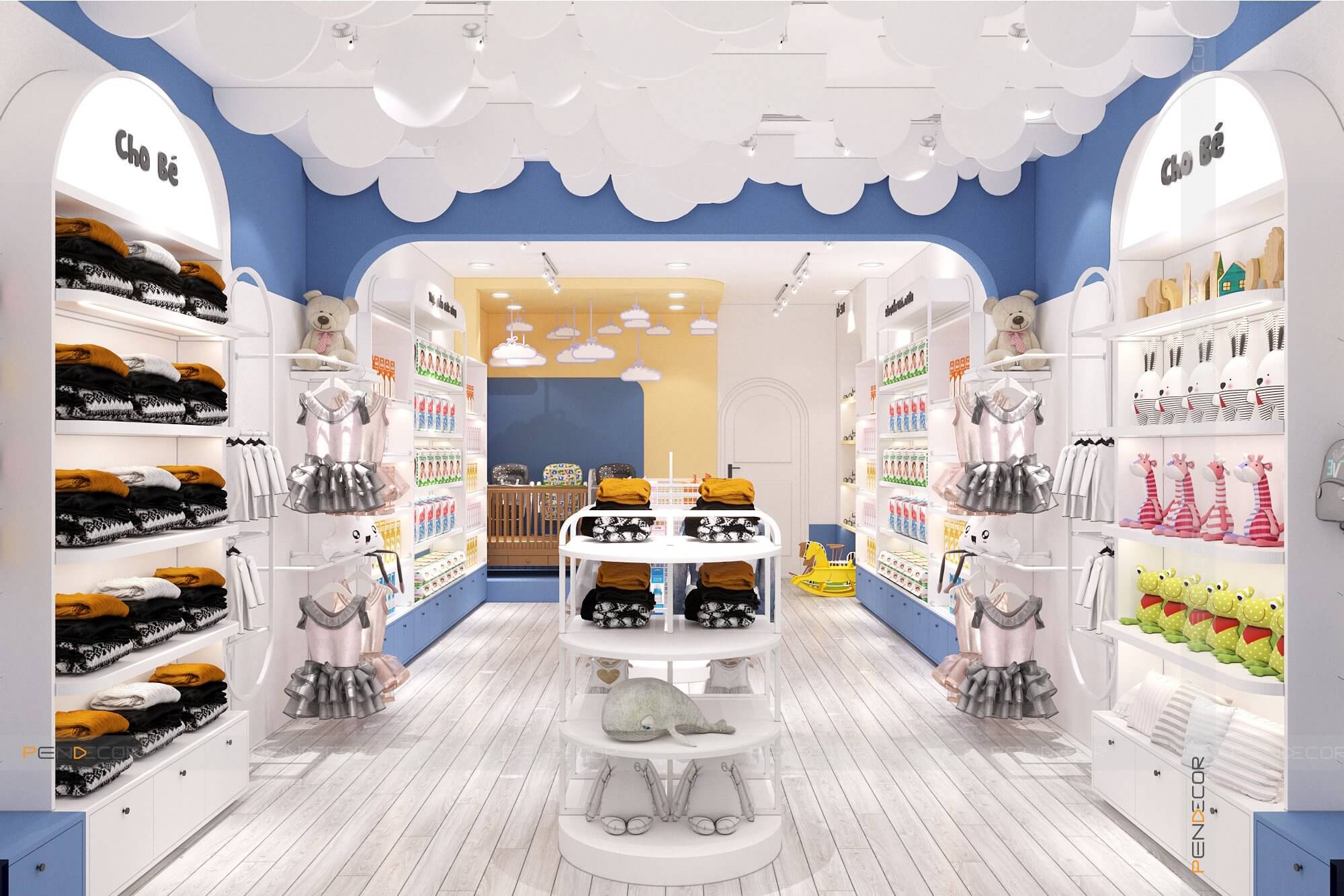 Thiết Kế Shop Thời Trang Trẻ Em Hat Kid