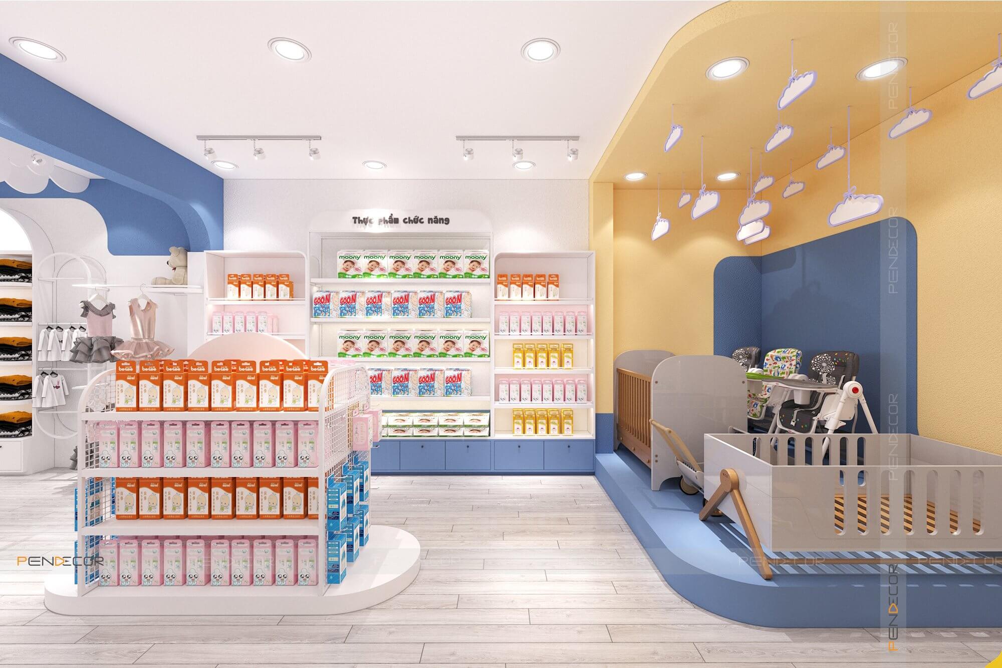 Thiết Kế Shop Thời Trang Trẻ Em Hat Kid