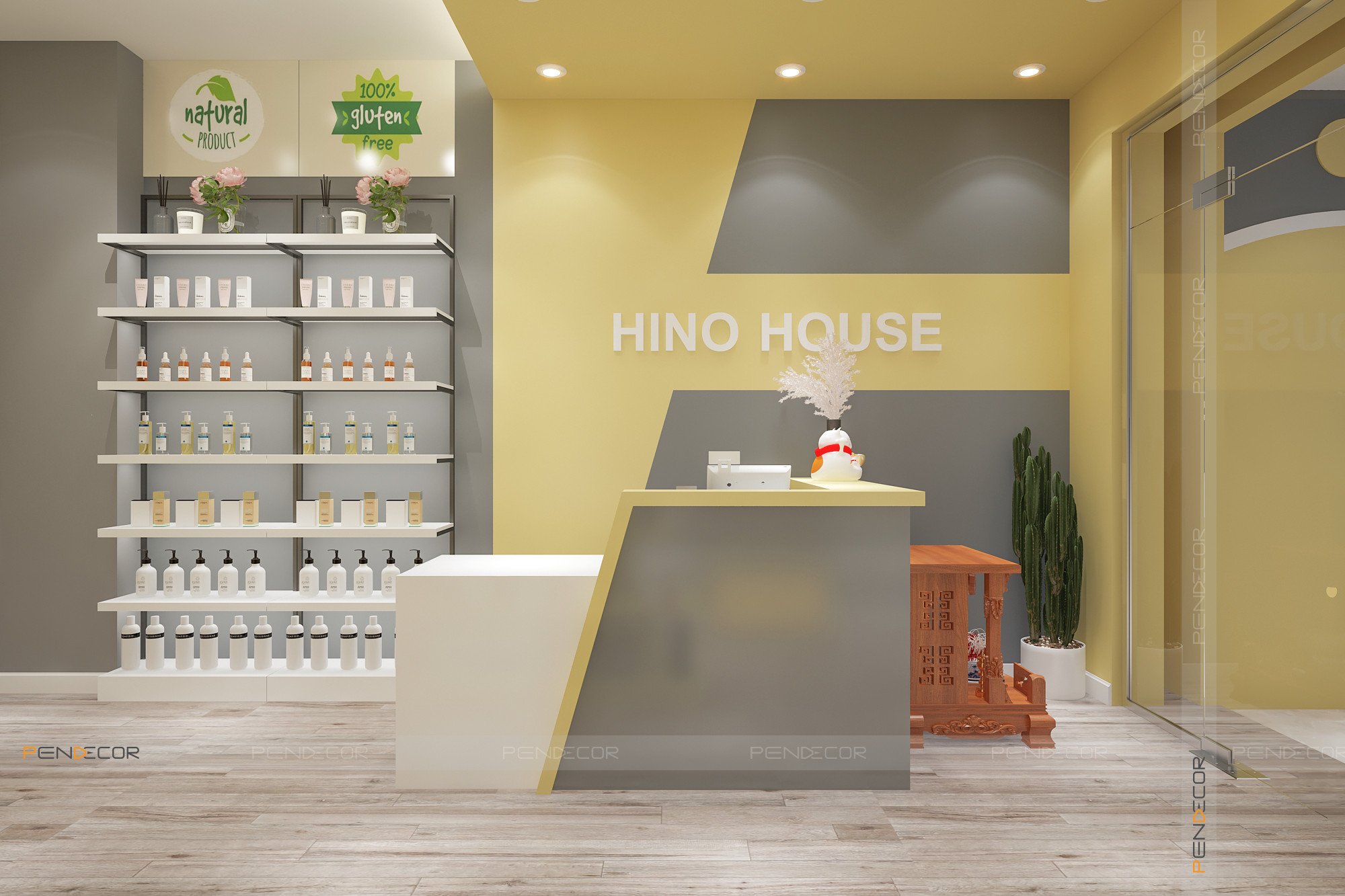 Thiết Kế Siêu Thị Mini Hino House