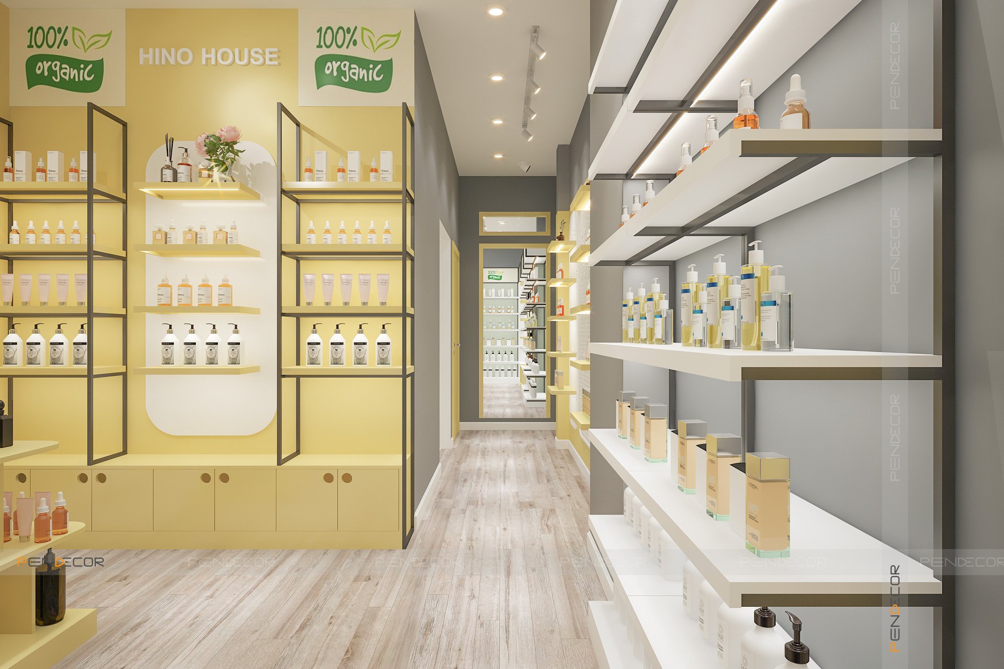 Thiết Kế Siêu Thị Mini Hino House