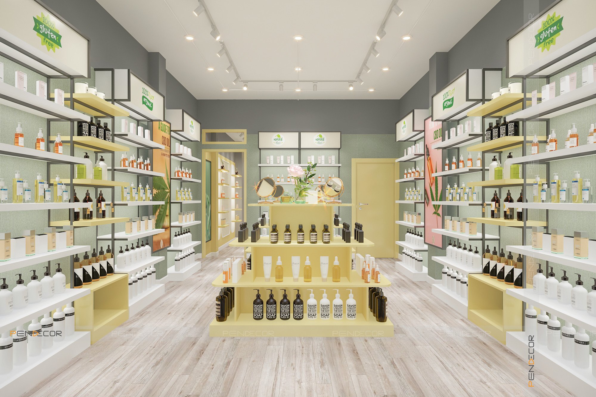 Thiết Kế Siêu Thị Mini Hino House