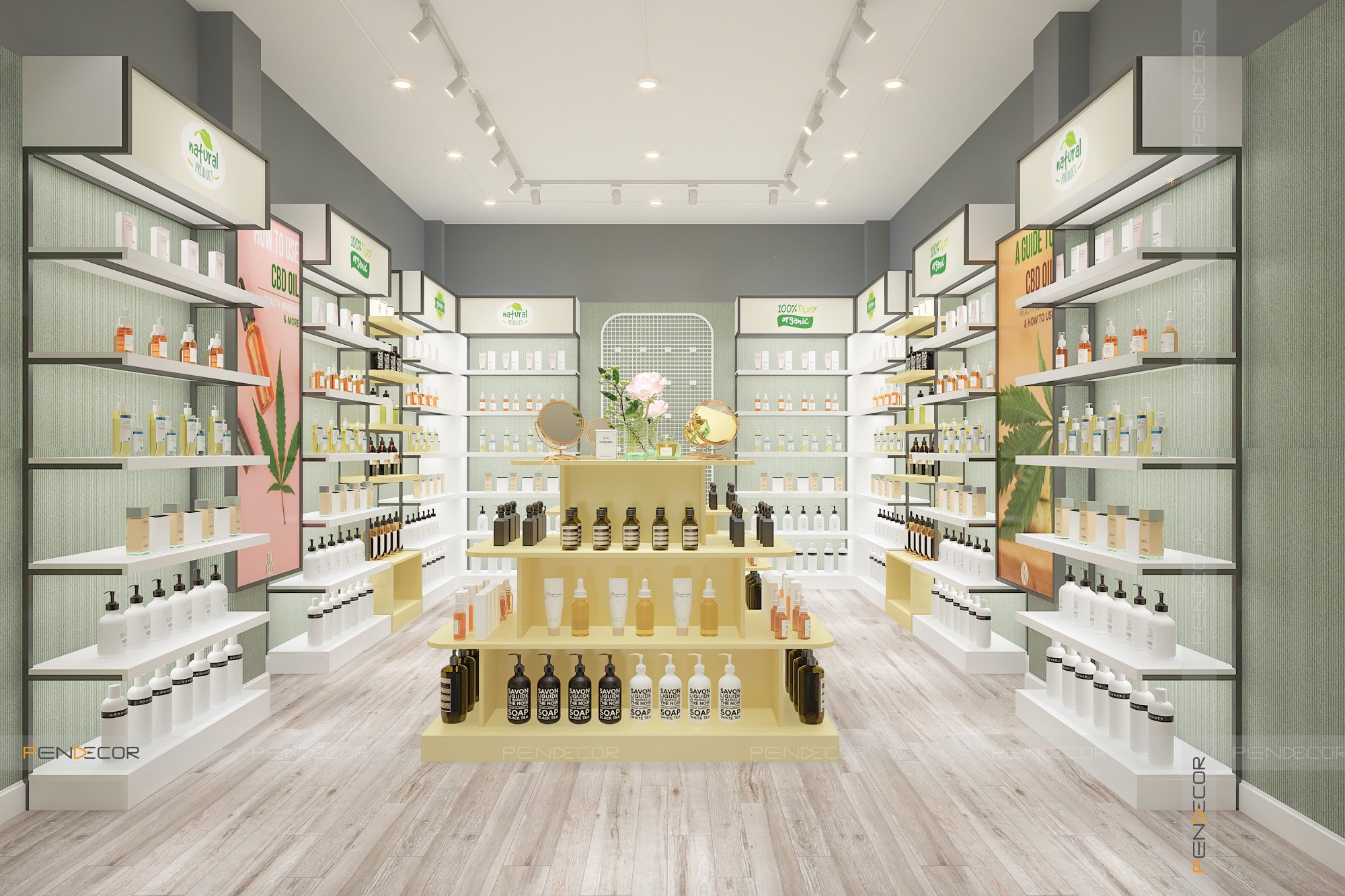 Thiết Kế Siêu Thị Mini Hino House