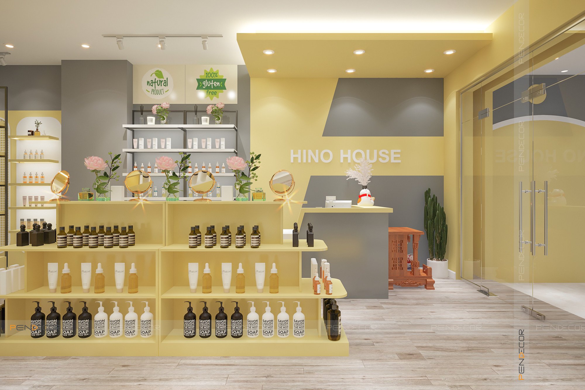 Thiết Kế Siêu Thị Mini Hino House