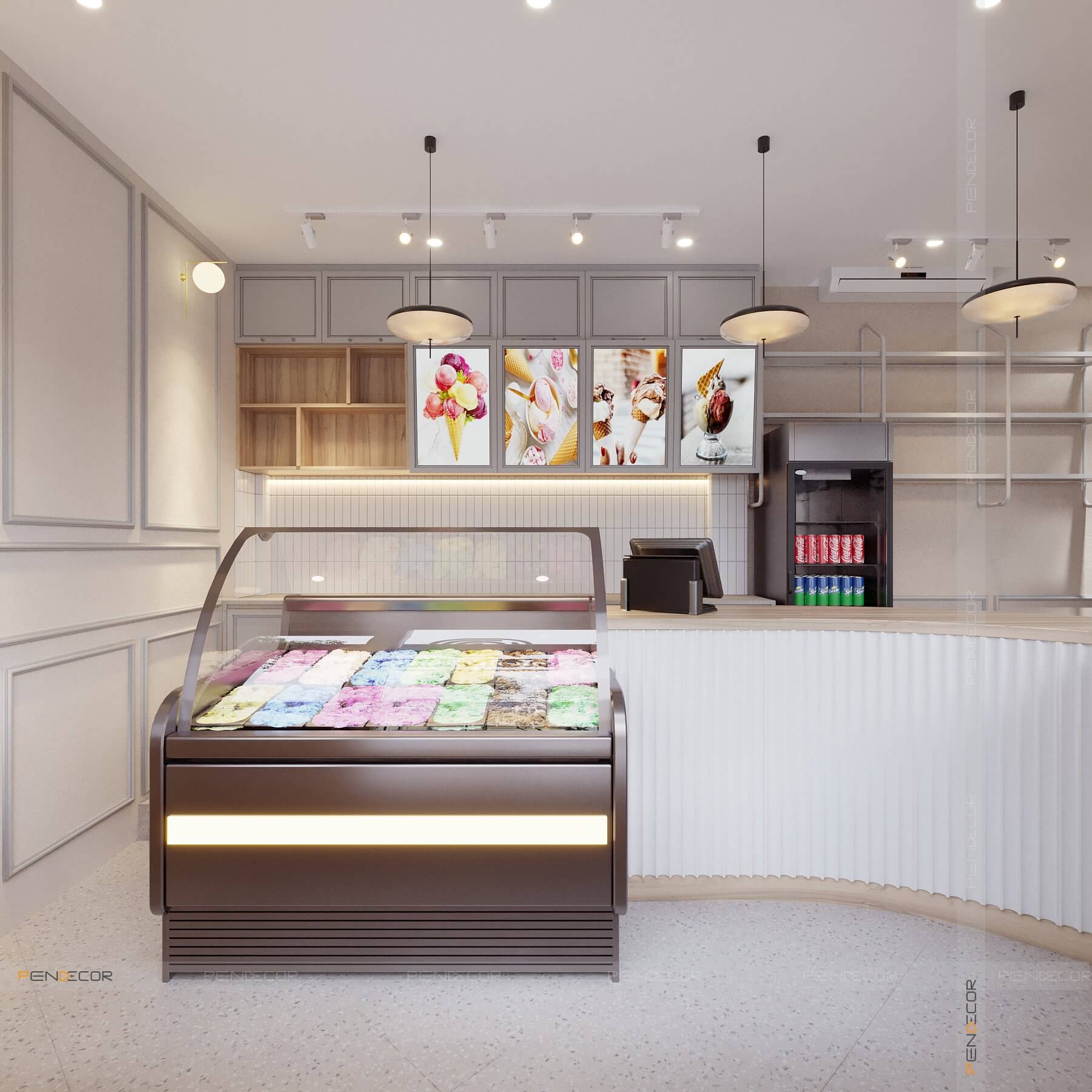 Thiết Kế Tiệm Kem Momoo