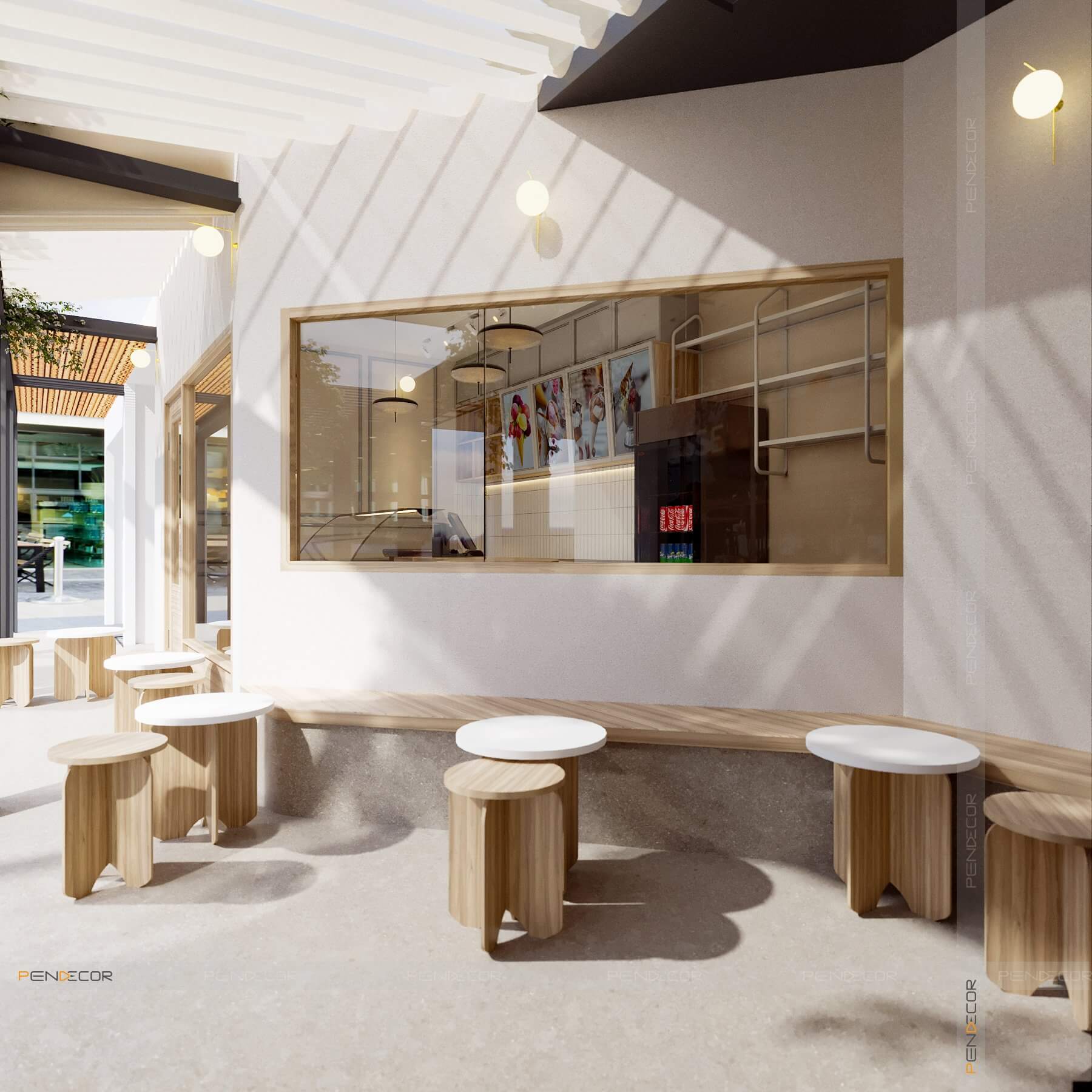 Thiết Kế Tiệm Kem Momoo