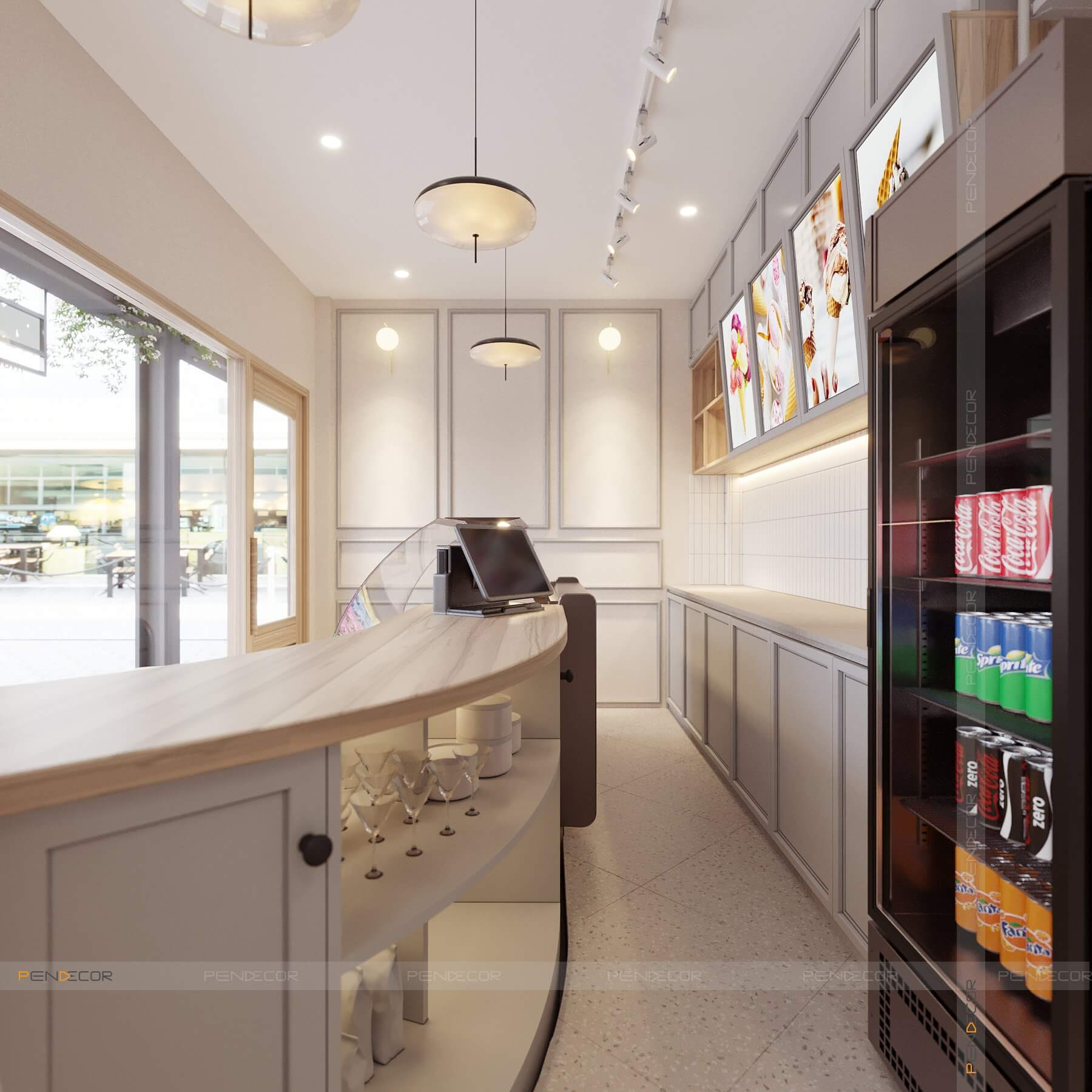 Thiết Kế Tiệm Kem Momoo