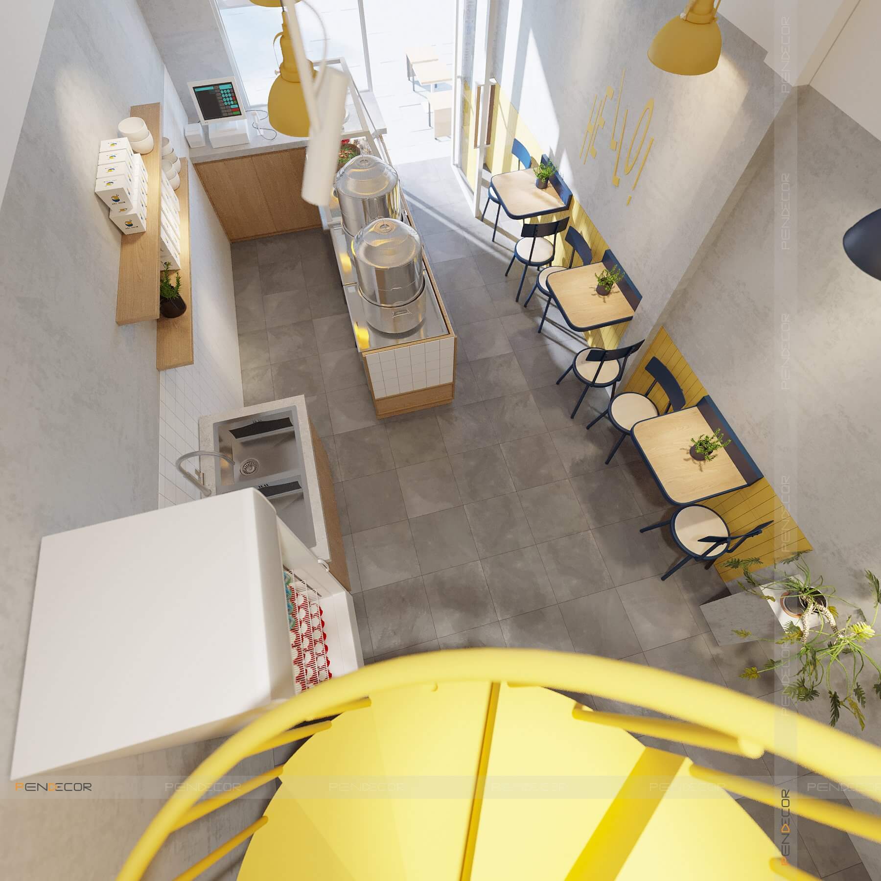 Thiết Kế Tiệm Xôi Nhím