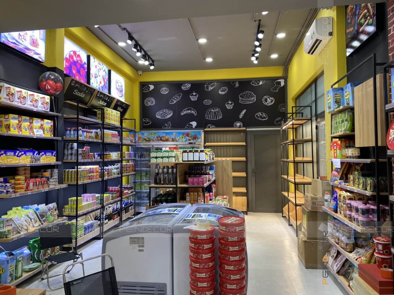Thi Công Shop Thực Phẩm Shinrai Foods