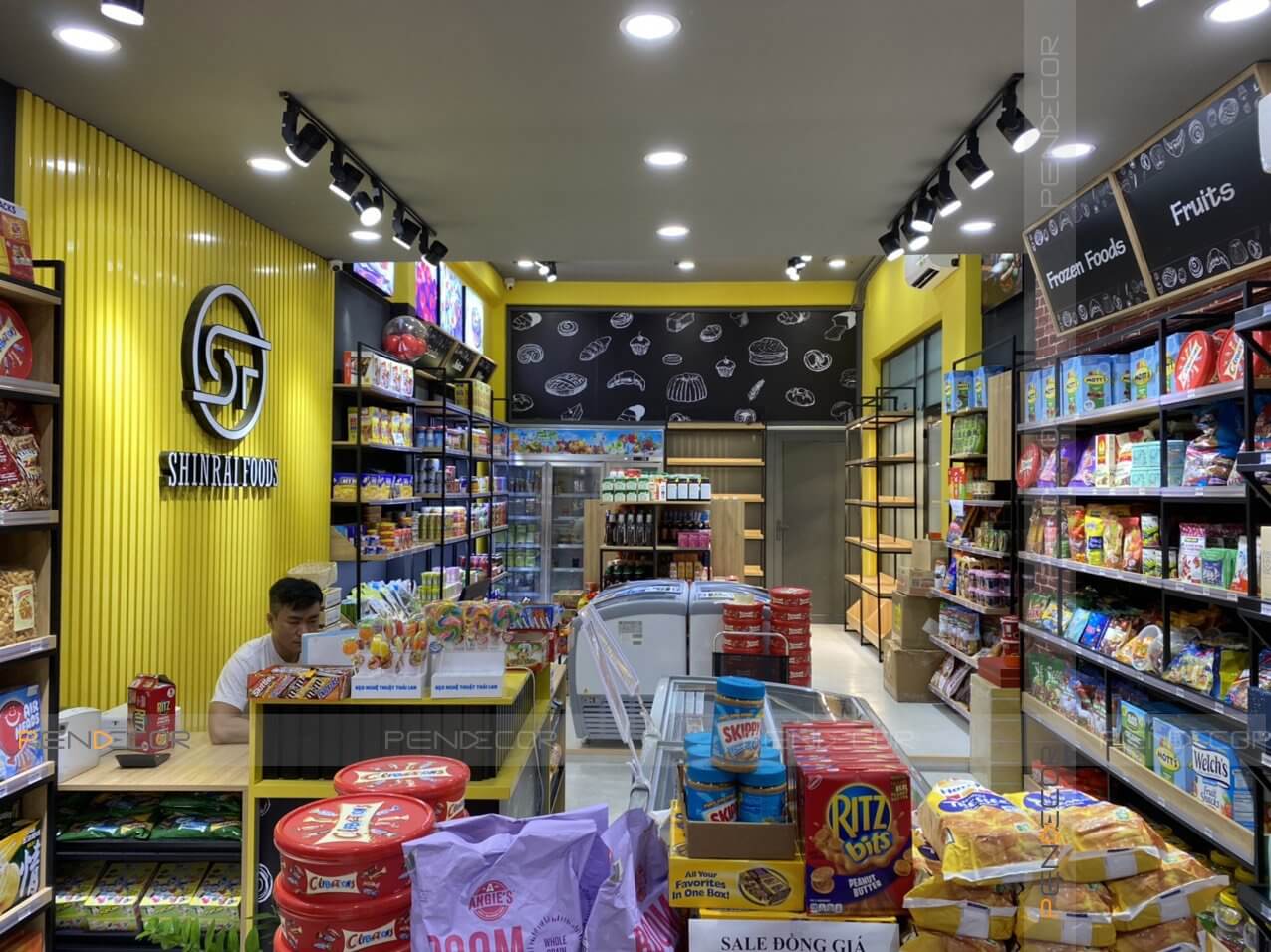 Thi Công Shop Thực Phẩm Shinrai Foods