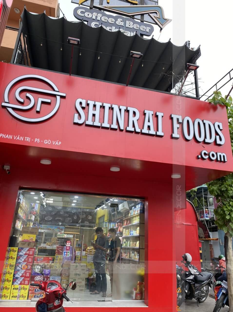 Thi Công Shop Thực Phẩm Shinrai Foods