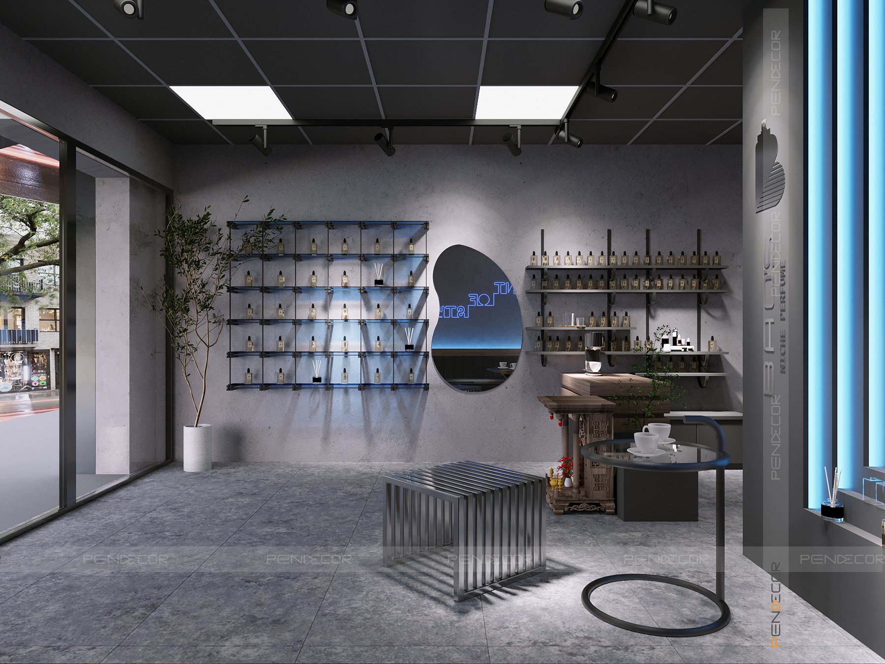 Thiết Kế Shop Nước Hoa Bao's