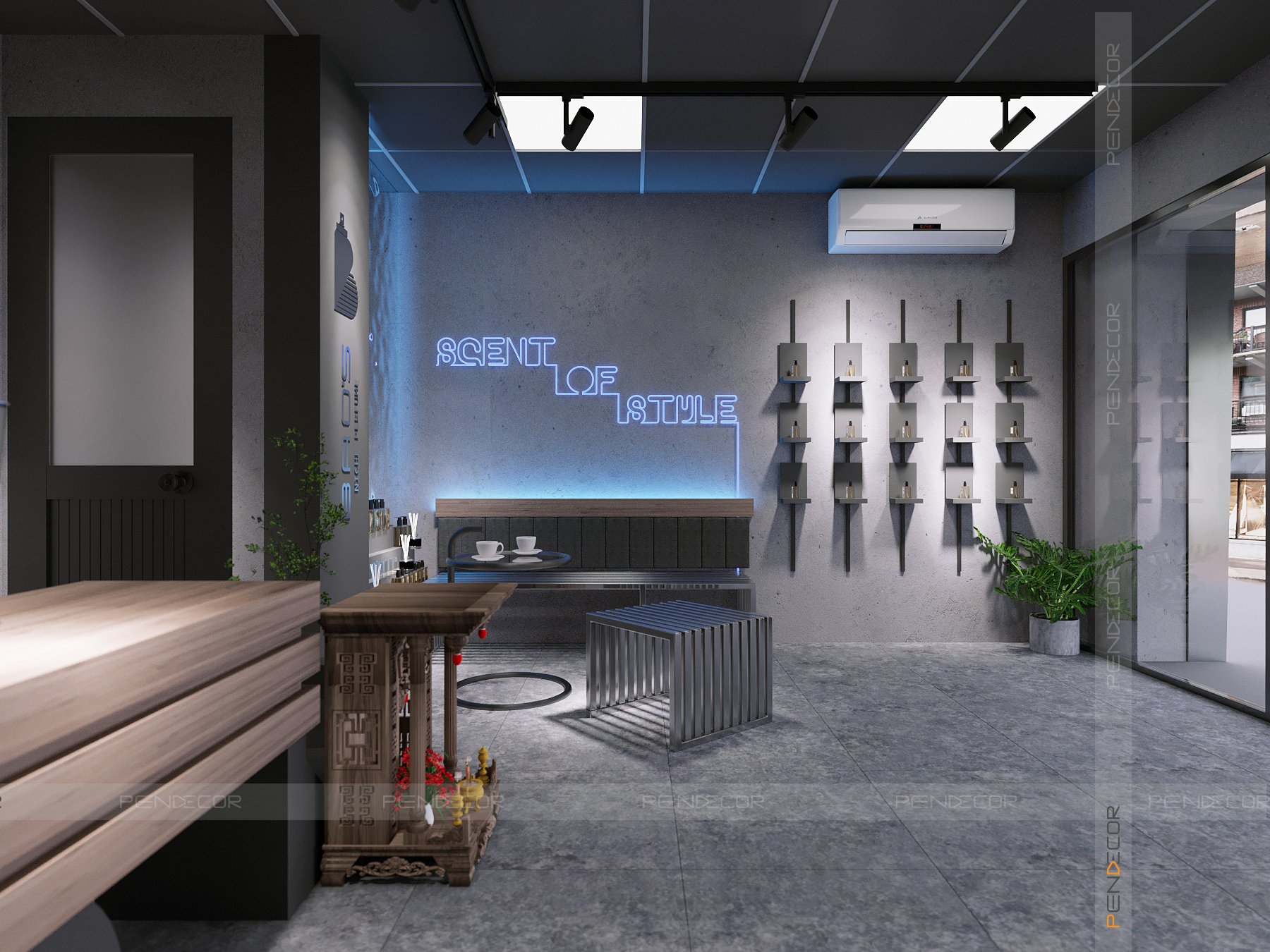 Thiết Kế Shop Nước Hoa Bao's