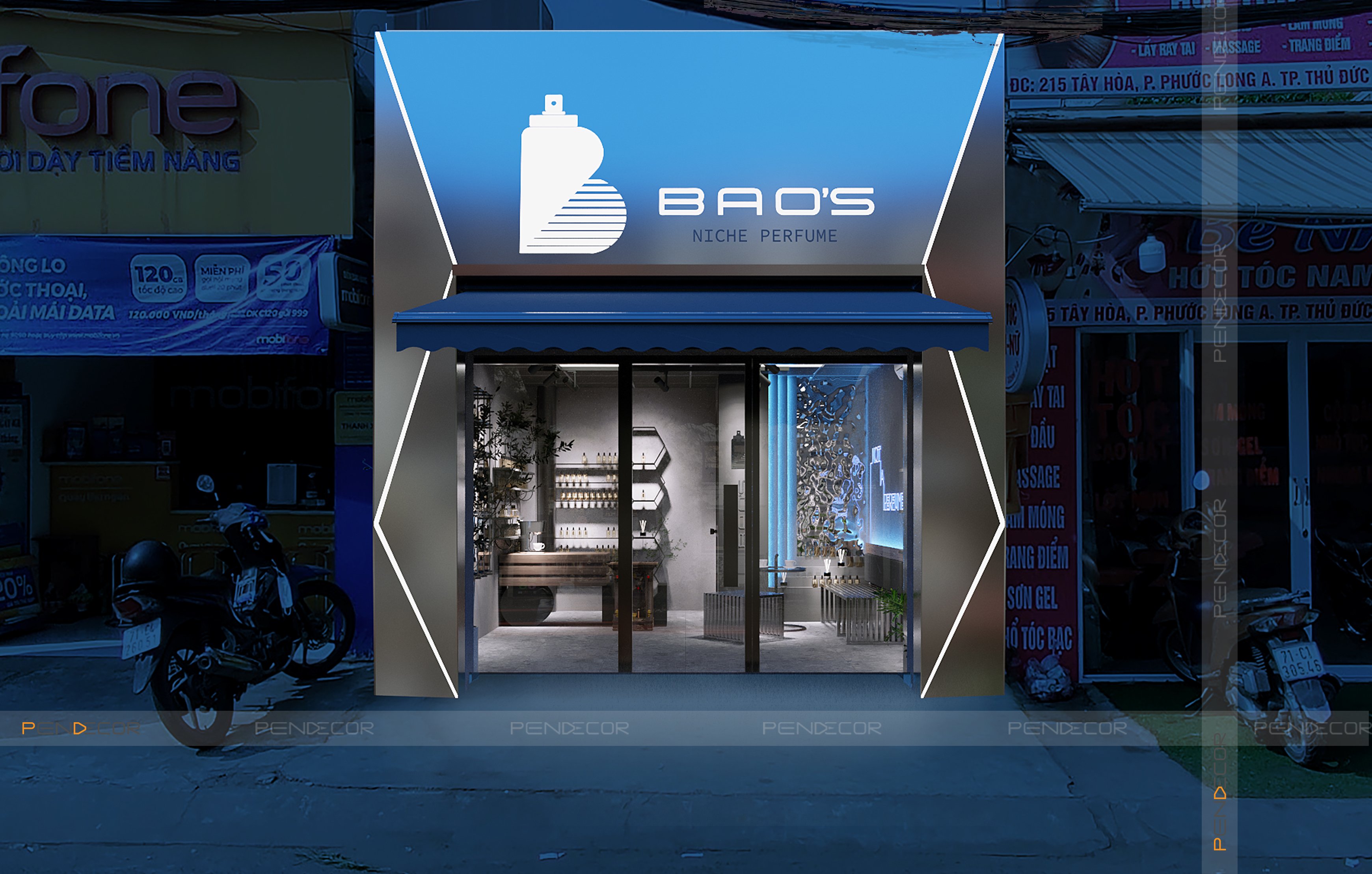 Thiết Kế Shop Nước Hoa Bao's