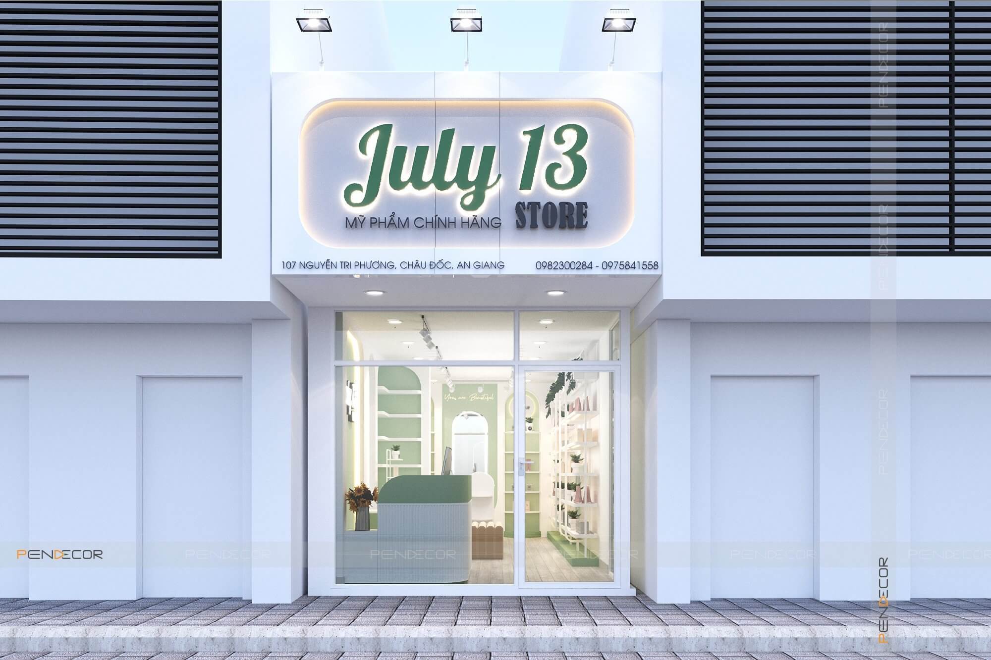 Thiết Kế Shop Mỹ Phẩm Judy 13