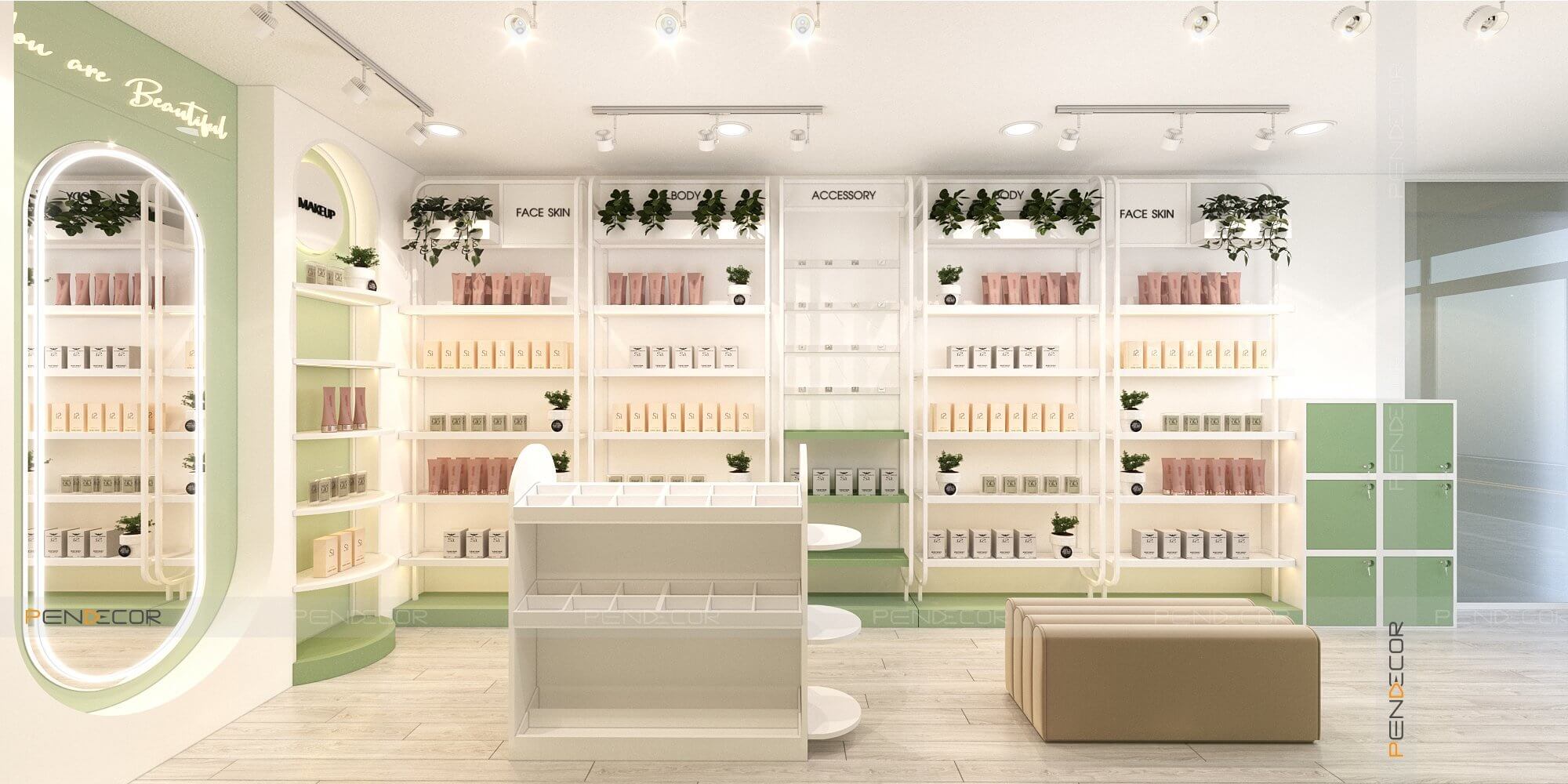 Thiết Kế Shop Mỹ Phẩm Judy 13